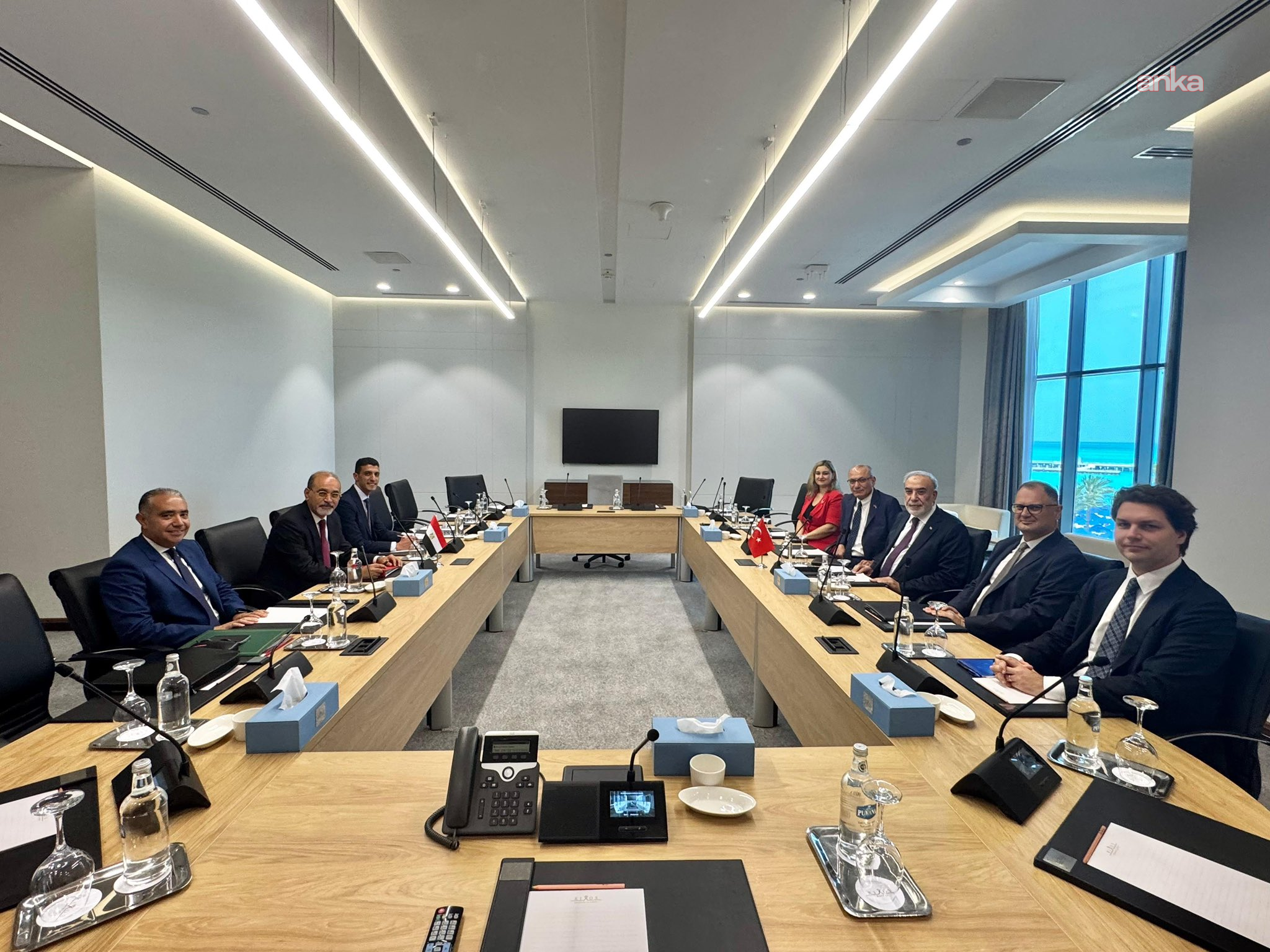 Dışişleri Bakan Yardımcısı Kulaklıkaya, Mısırlı mevkidaşı Hamed ile görüştü