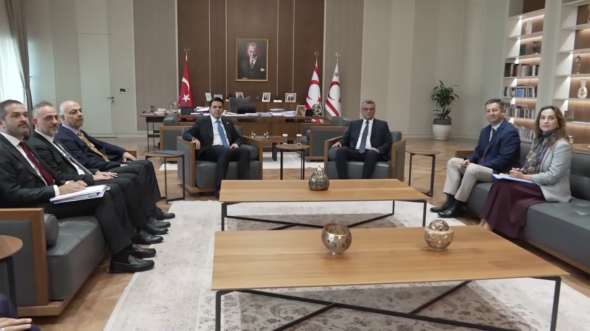 KKTC Cumhurbaşkanı Erhürman, TİKA heyetini ağırladı