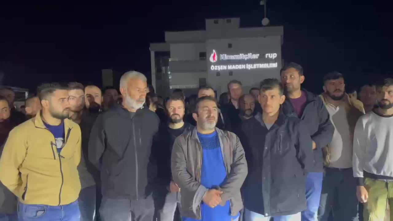 Edirne Uzunköprü'de madenciler eylemde: Madencilerin sesini duyun, biz açız, çocuklarımız aç