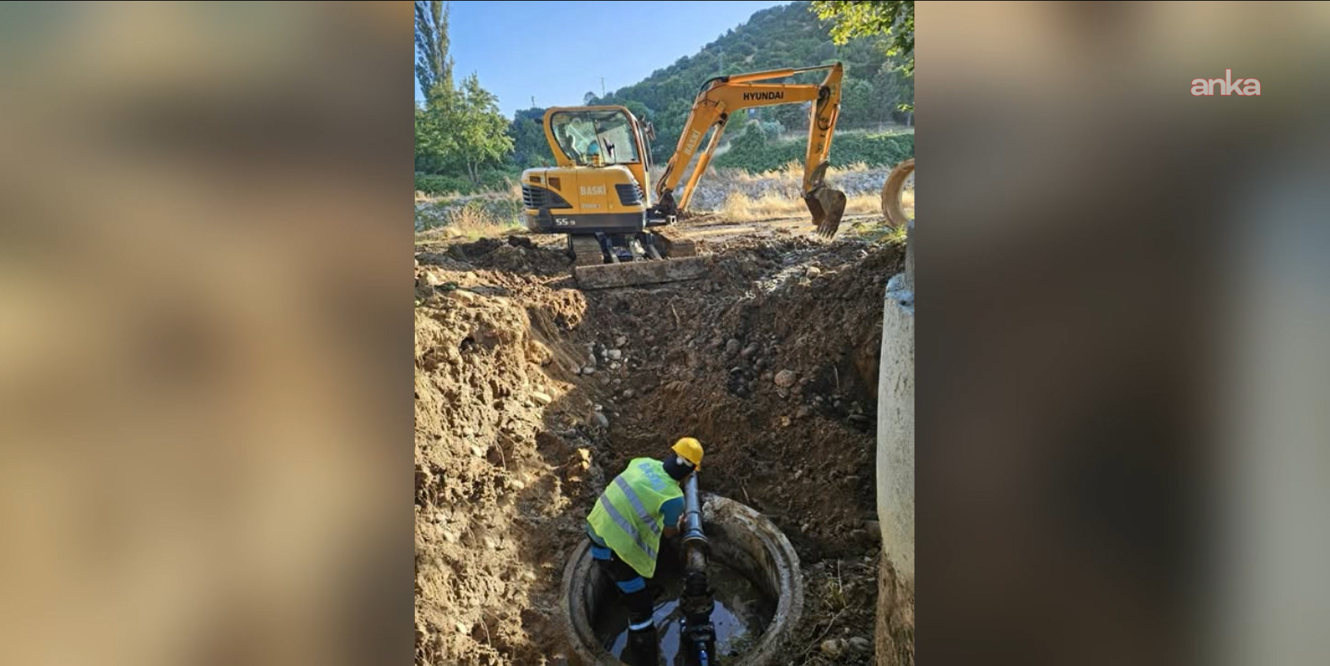 BASKİ'den Gönen'in 40 yıllık içme suyu hattında kapsamlı bakım ve onarım çalışması