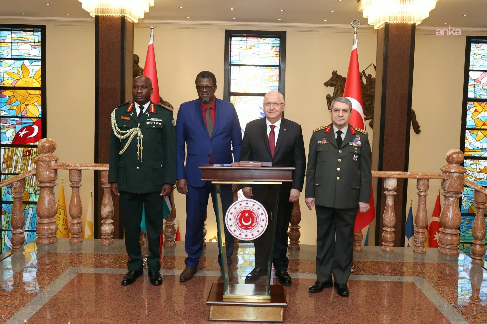 Milli Savunma Bakanı Güler, Gambiyalı mevkidaşı Joof ile görüştü