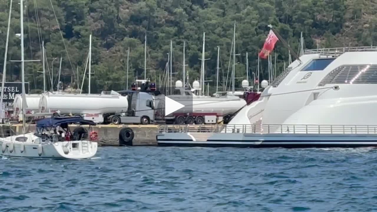 Marmaris'te 500 milyon dolarlık süper yat