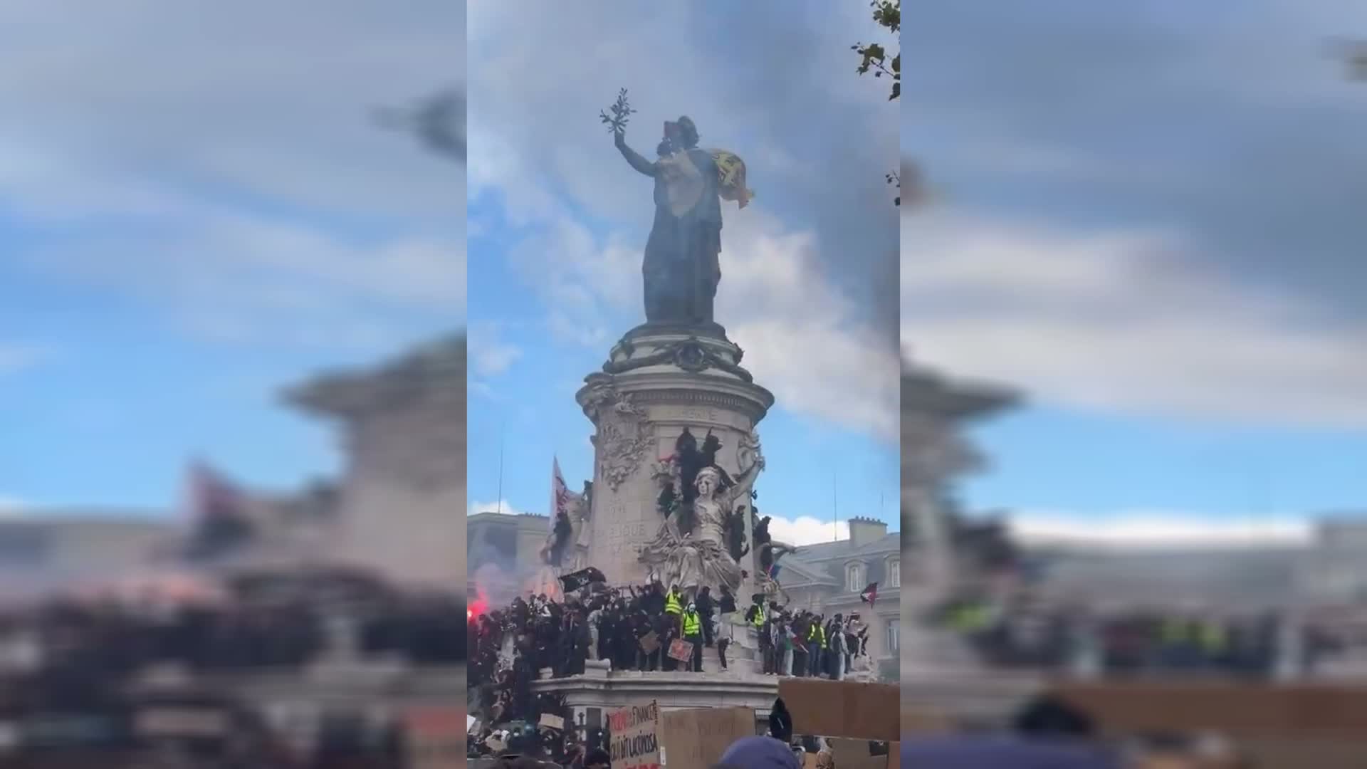 Fransa’da 1200’den fazla gözaltı, İtalya’da çatışma!