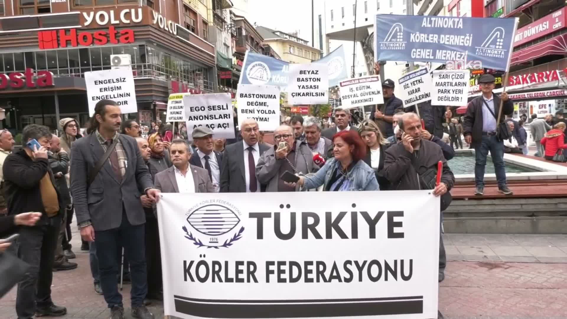 Dünya Beyaz Baston Günü... Türkiye Körler Federasyonu: "Artık görme engellilerin önündeki erişim engellerini kaldırın"