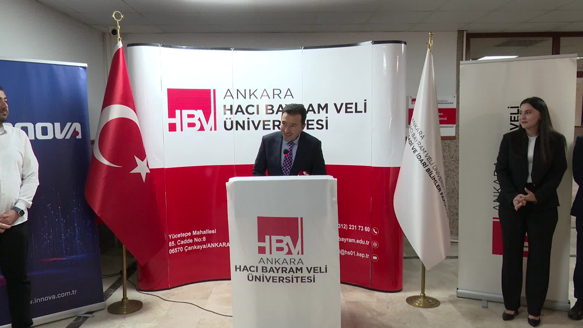 Hacı Bayram Veli Üniversitesi İktisadi ve İdari Bilimler Fakültesi'nde Yapay Zeka Laboratuvarı açıldı