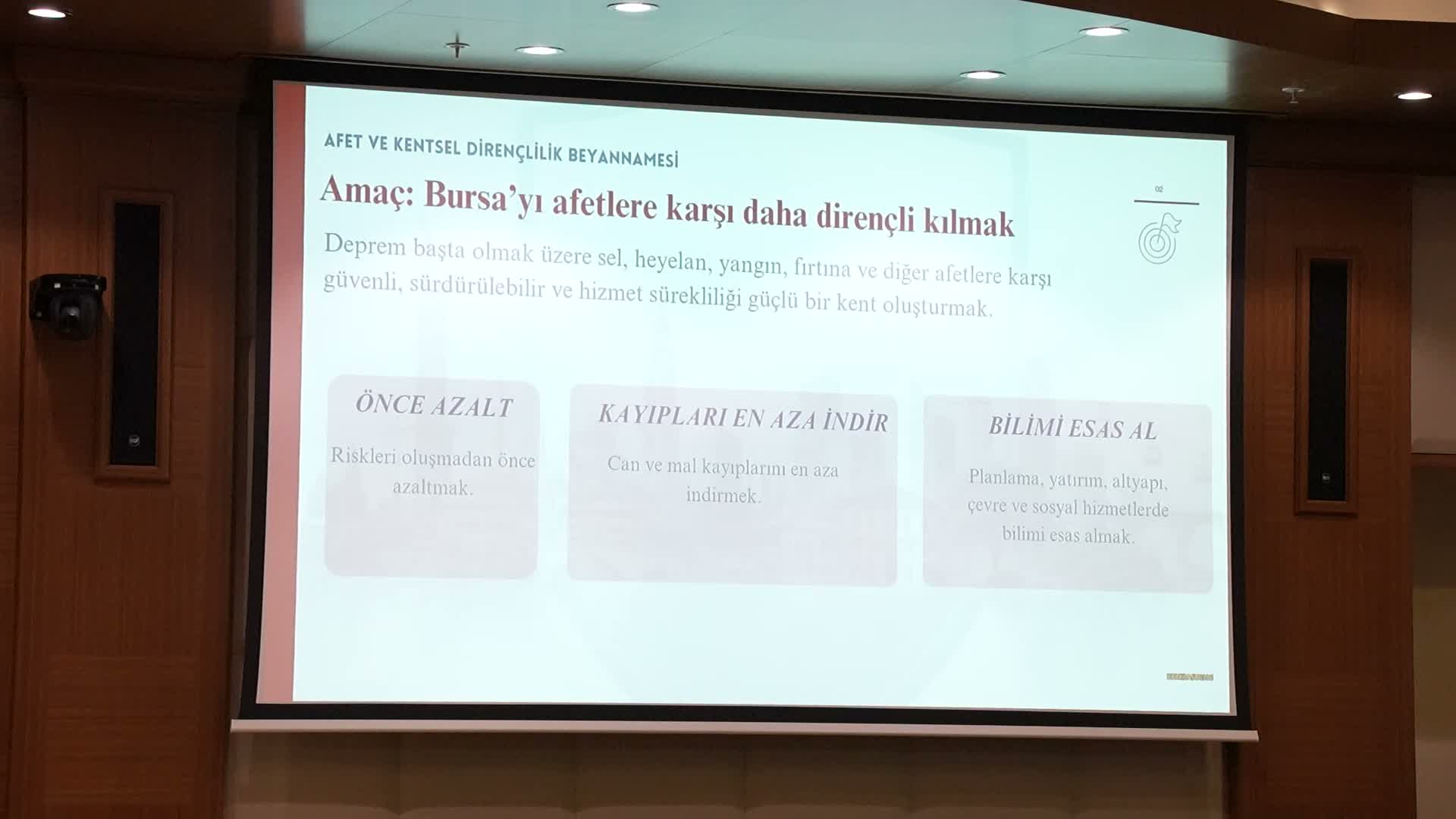 Bursa'nın "Afet Anayasası" ortak akılla şekillenecek