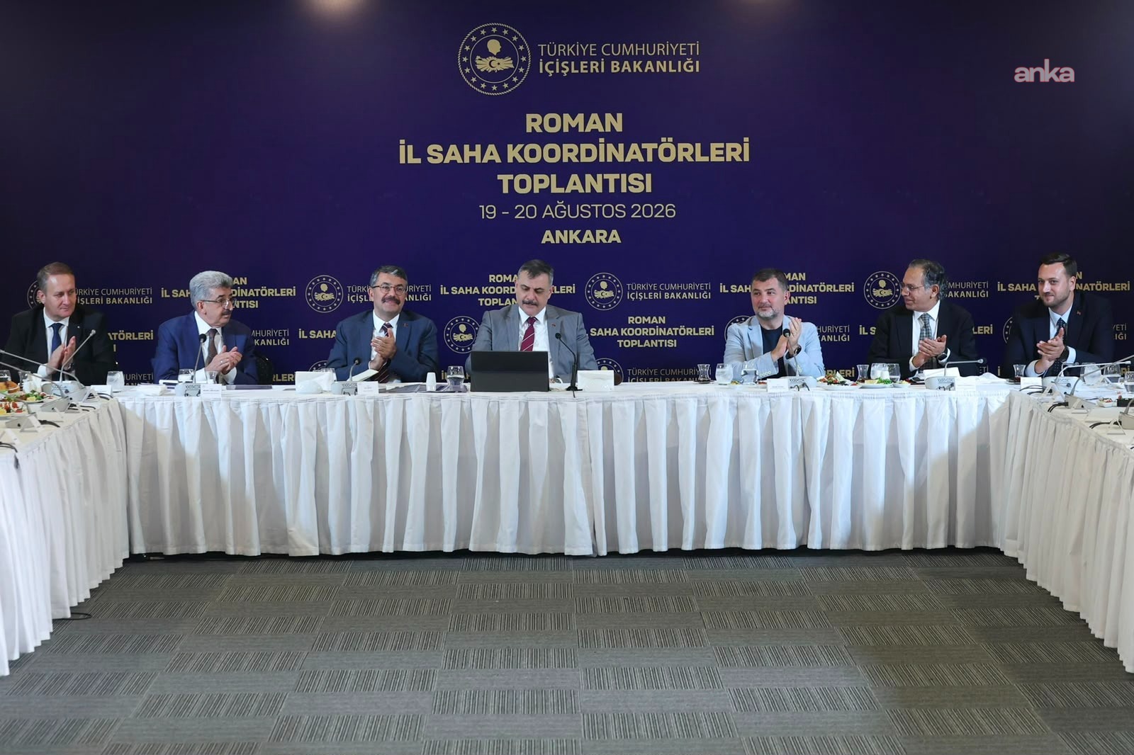 İçişleri Bakanı Çiftçi "Roman İl Saha Koordinatörleri Toplantısı"na katıldı
