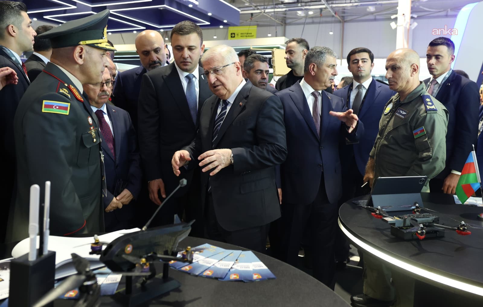 Yaşar Güler ve Zakir Hasanov'dan ADEX Fuarı’na ziyaret