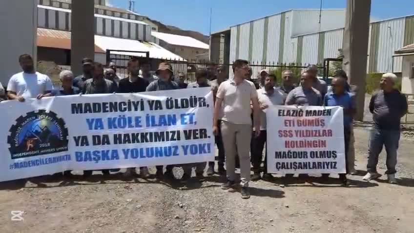 Elazığ Maden işçileri: 24 Temmuz'da Ankara'ya yürüyeceğiz