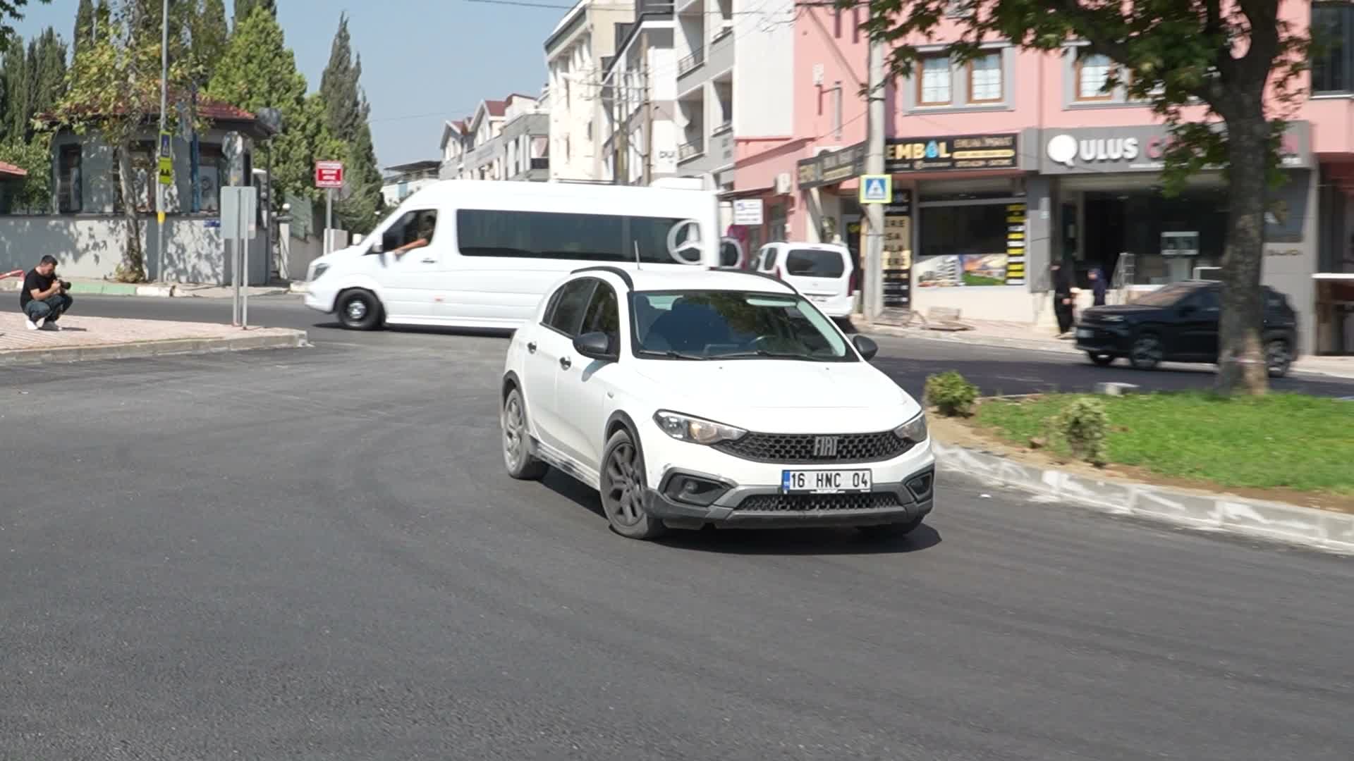 Bursa Büyükşehir Belediyesi, Kestel'de Eğitim Caddesi’ni yeniledi