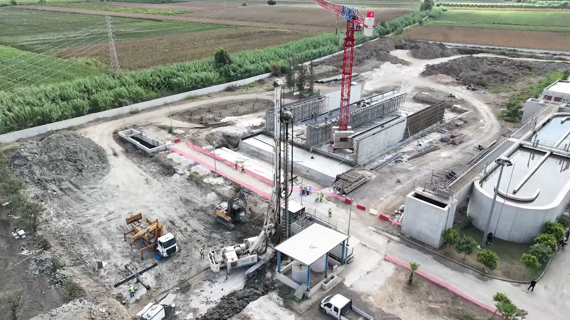 ASAT, Serik Atıksu Arıtma Tesisi’nin kapasitesini artırıyor