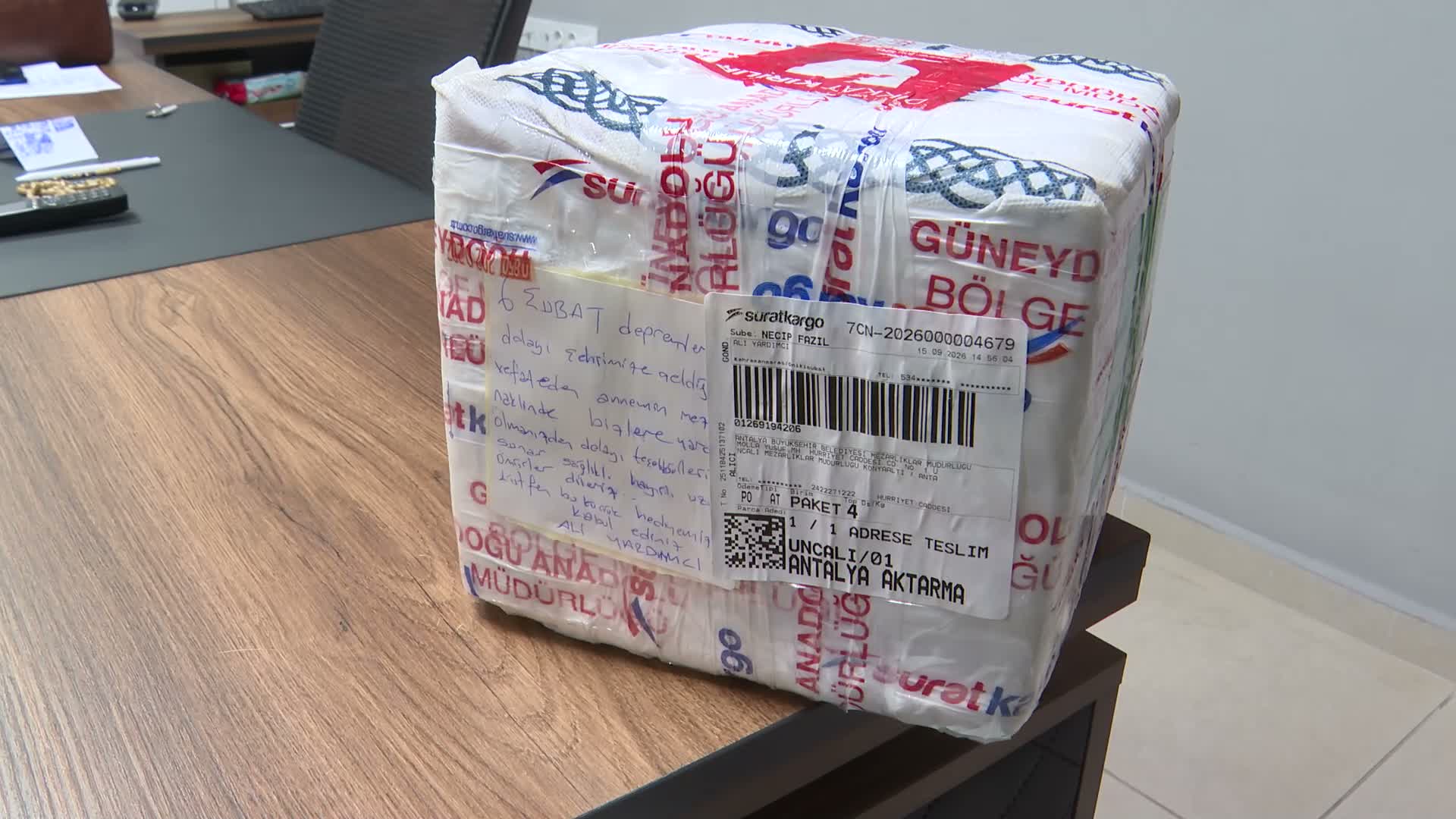 Kahramanmaraş’tan Antalya Büyükşehir Belediyesi’ne 3,5 yıl sonra vefa mesajı