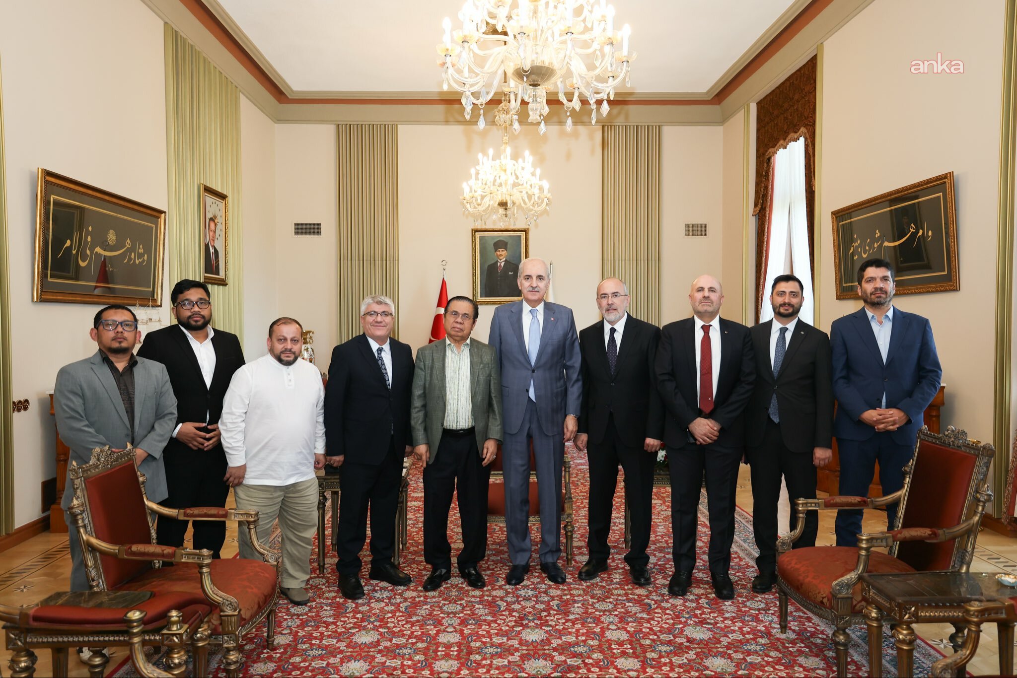 TBMM Başkanı Kurtulmuş, Bangsamoro Özerk Bölgesi'nin Kurucu Başbakanını kabul etti