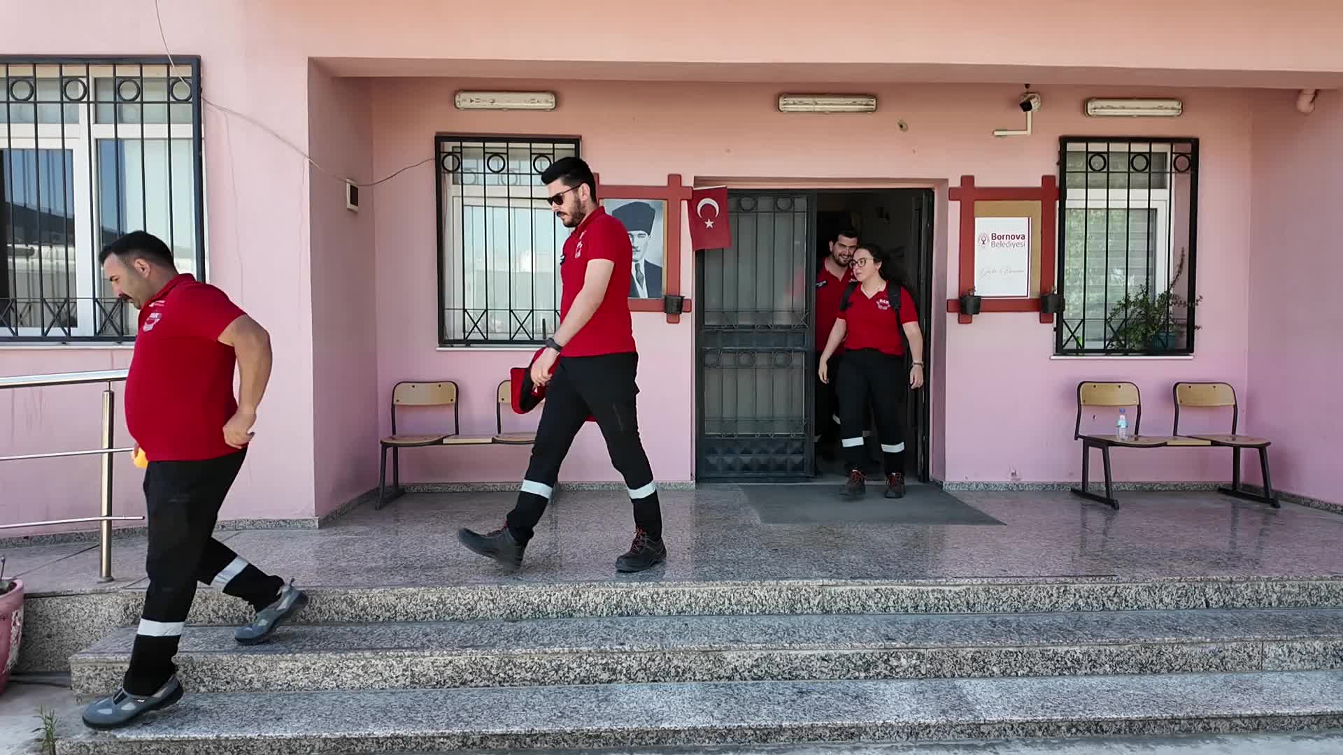 Bornova BAK ekibi AFAD İzmir'de deprem tatbikatına katıldı