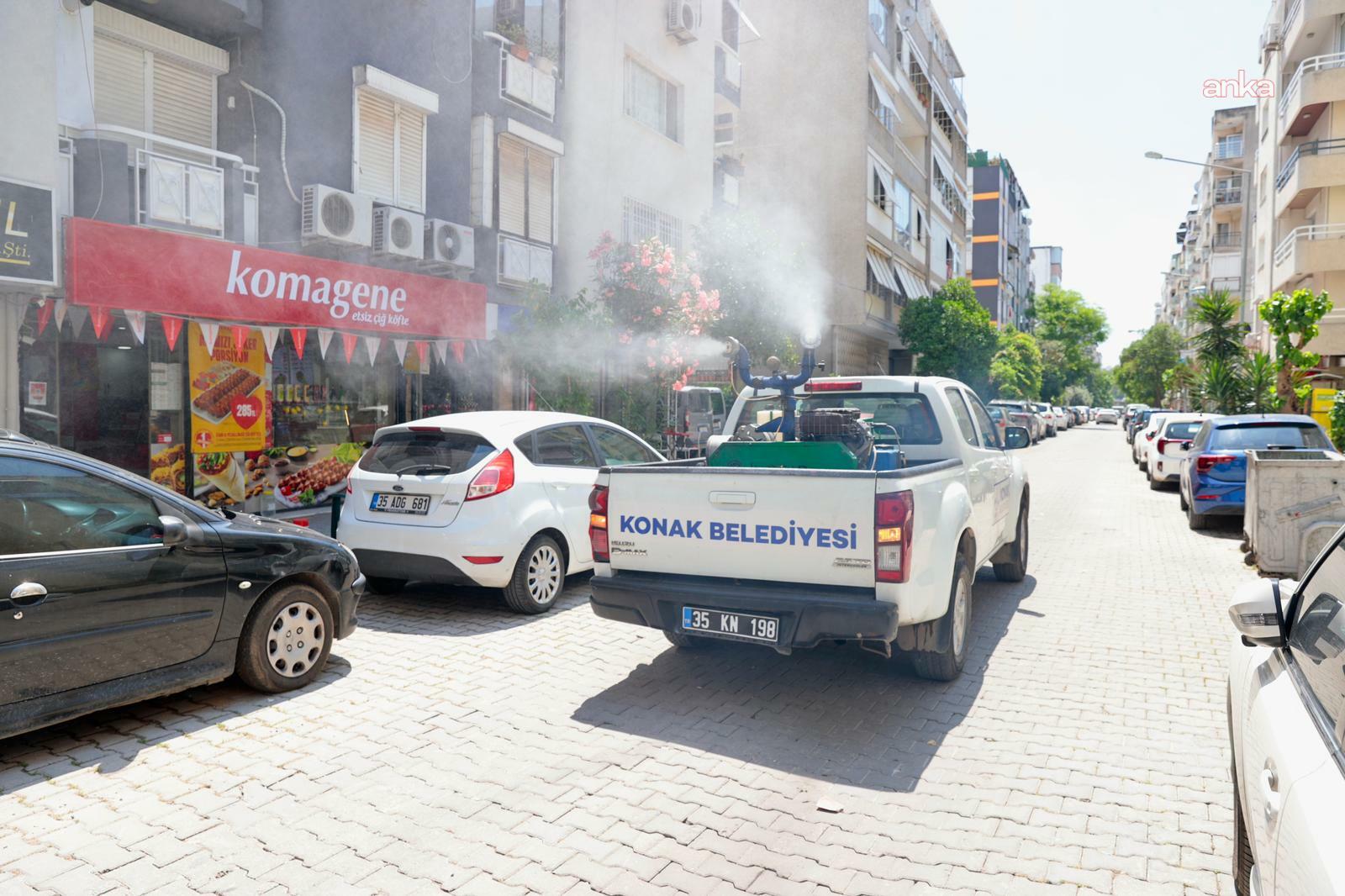 Konak’ta sivrisineklere karşı ilaçlama seferberliği