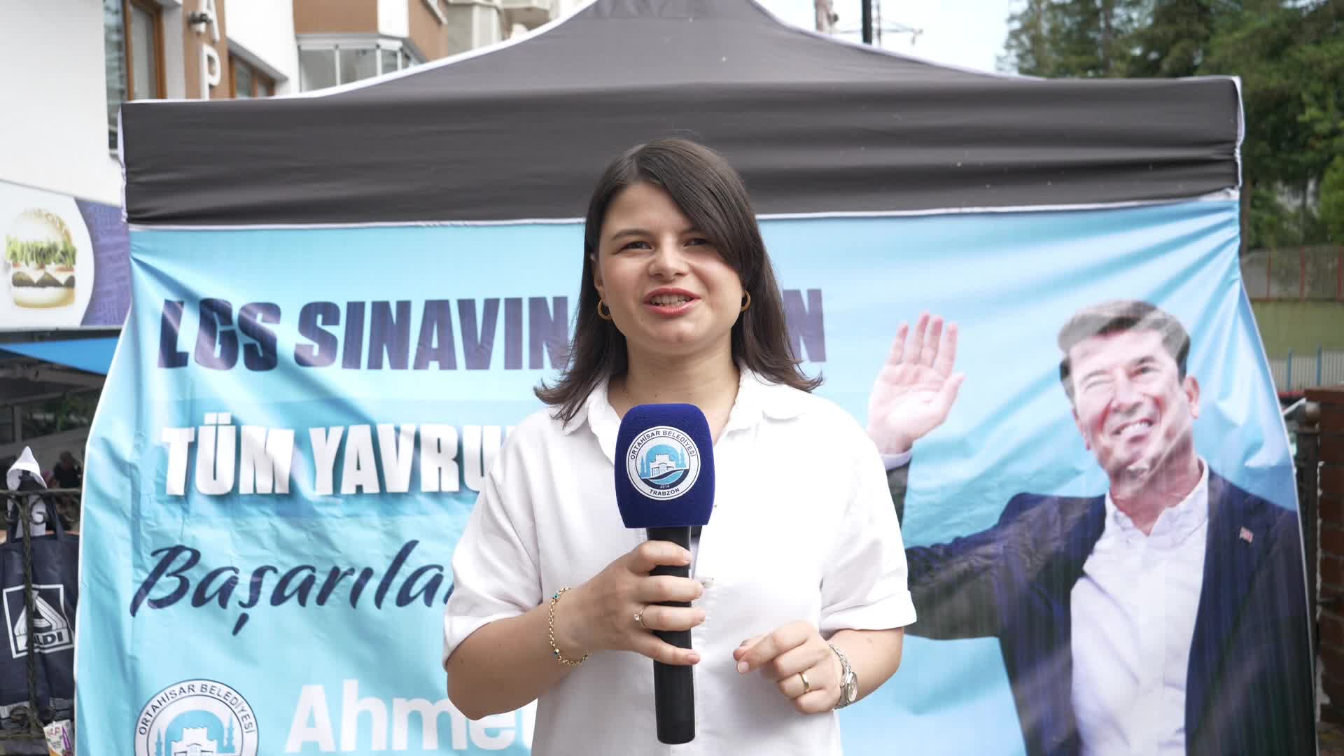 Ortahisar Belediyesi, LGS'ye giren öğrenci ve velilerin yanında