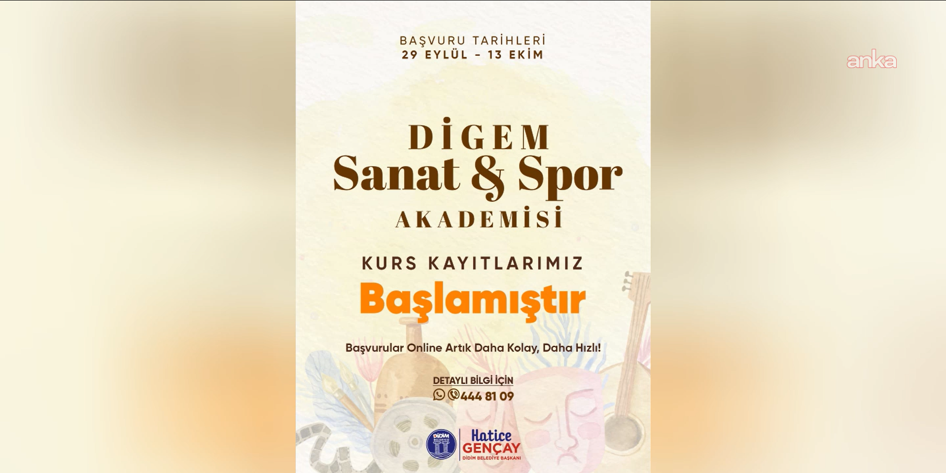 Didim Belediyesi DİGEM’de yeni dönem kurs kayıtları başladı