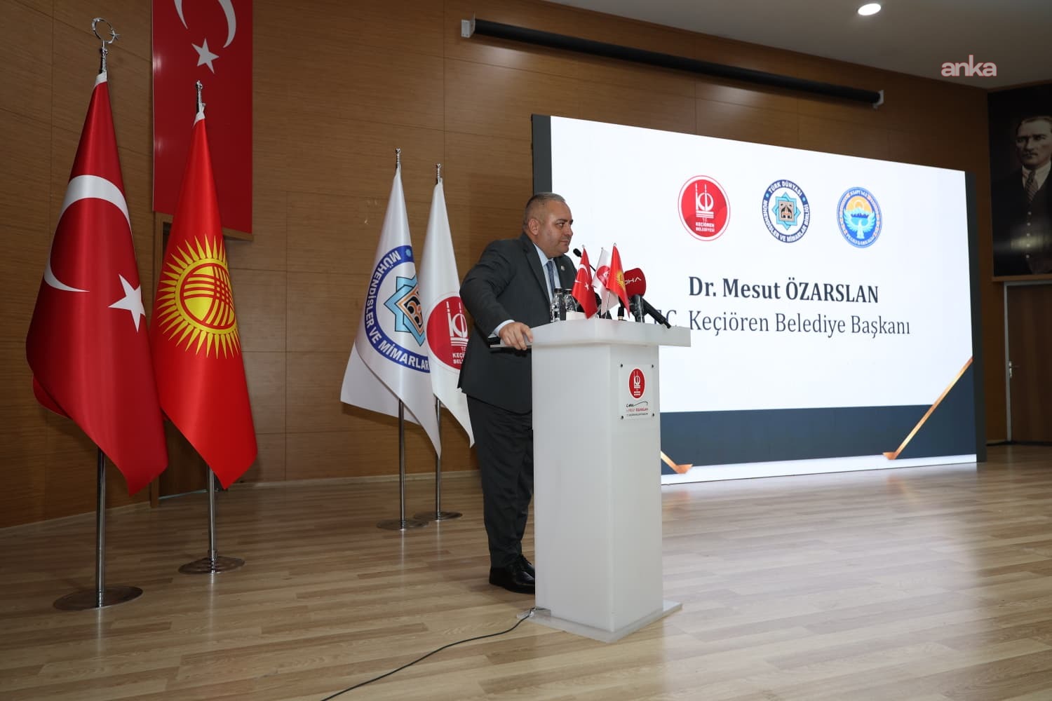 Keçiören’de Türkiye-Kırgızistan dostluğu ve iş birliği konferansı düzenlendi