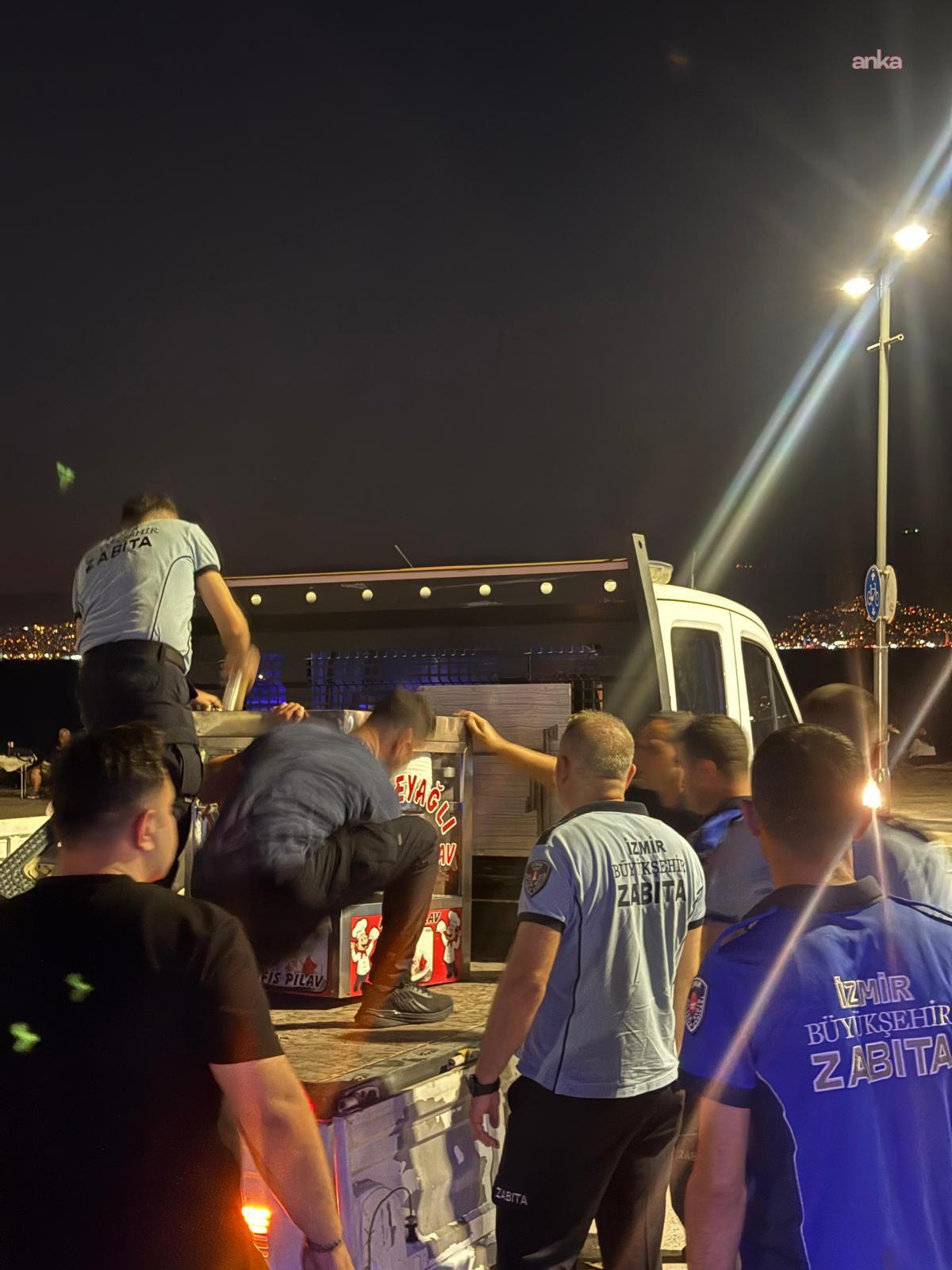 İzmir'de izinsiz seyyar satış faaliyetlerine denetim