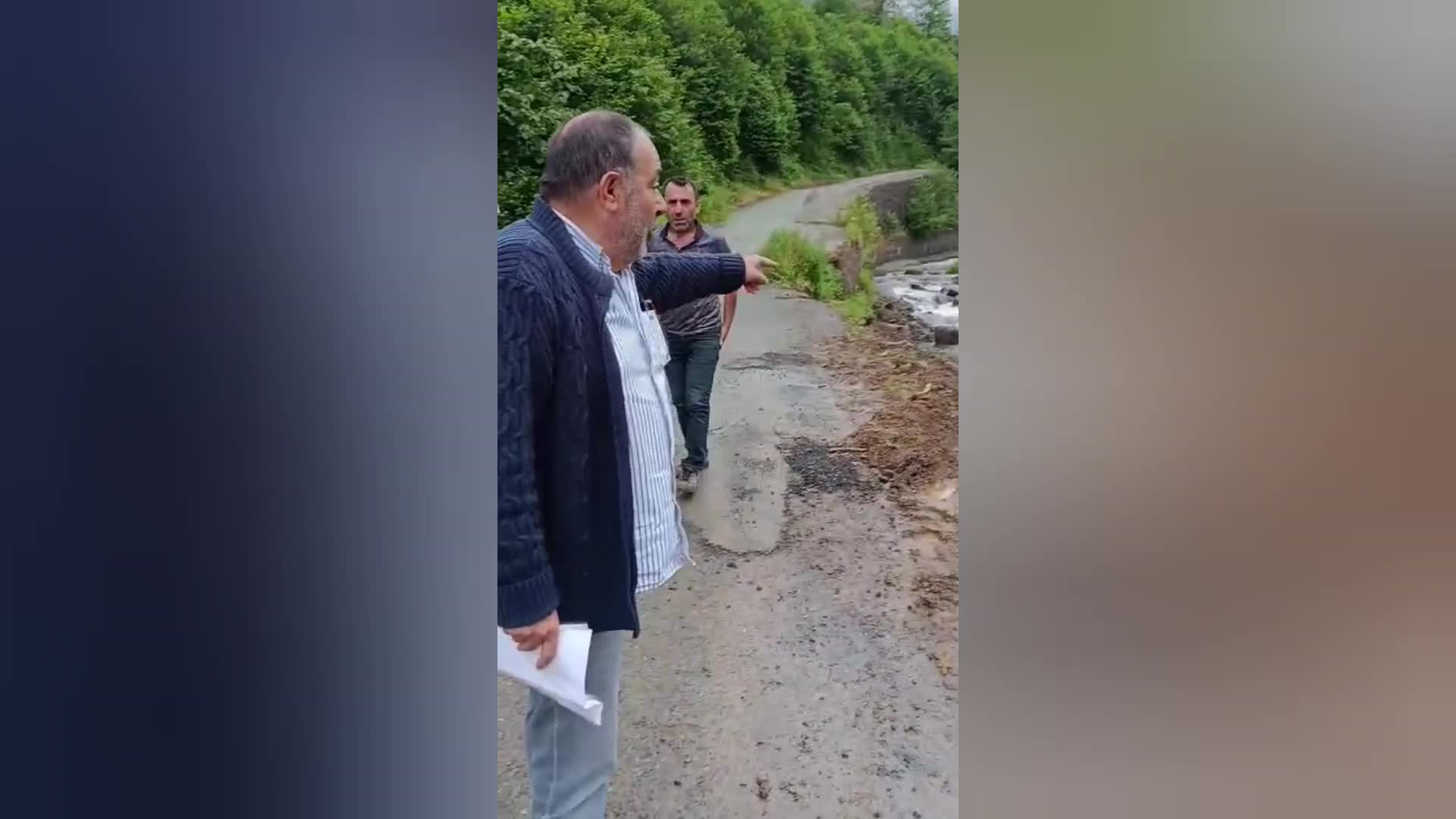 Artvin’de doğal kayalar kırılarak dere ıslah çalışması yapılmasına tepki