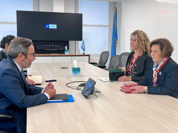 Bakan Yardımcısı Ekinci, UNOPS İcra Direktörü Moreira da Silva ile görüştü