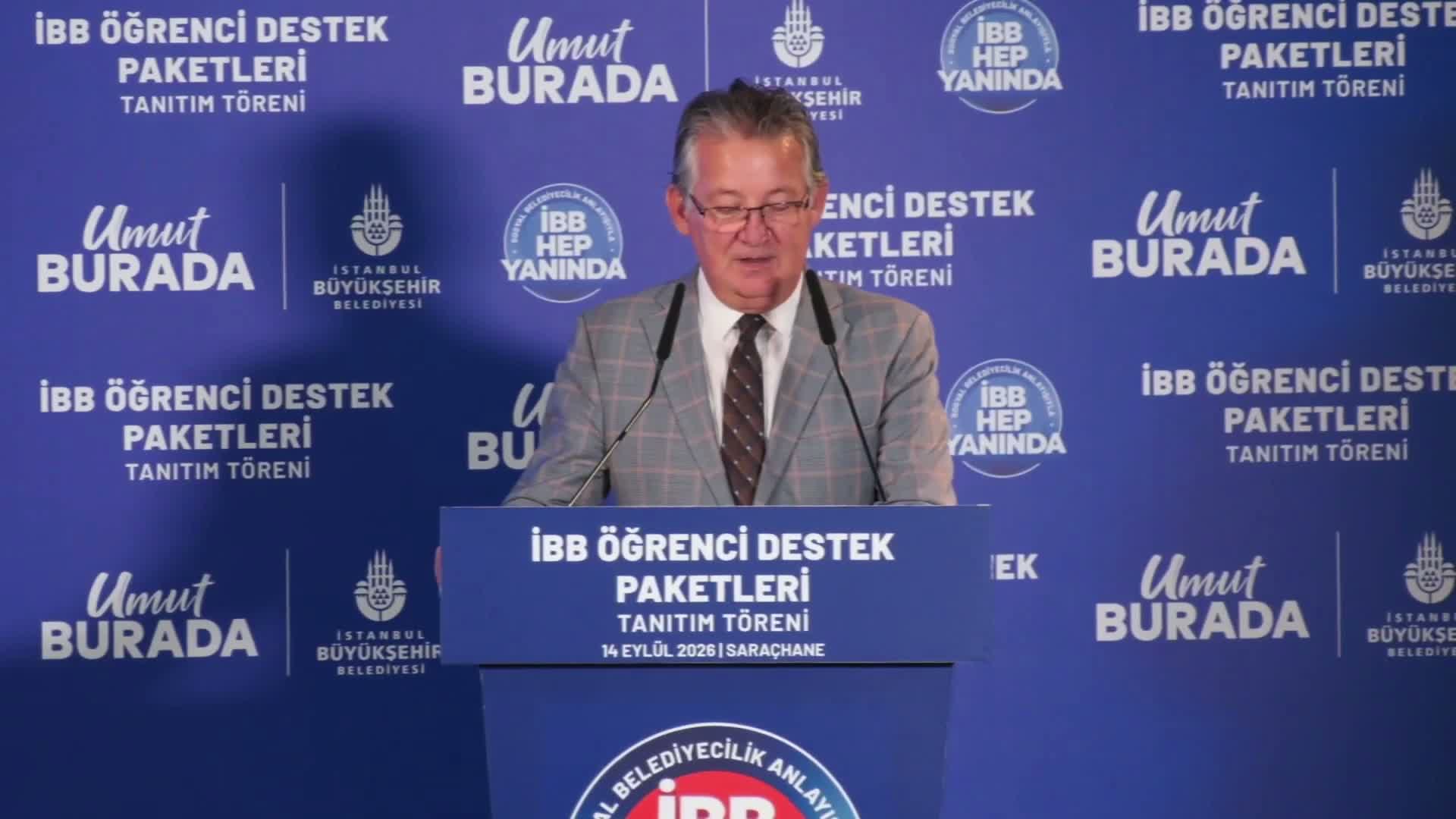İBB Başkanvekili Nuri Aslan, 8,7 milyar liralık eğitim desteği paketini açıkladı
