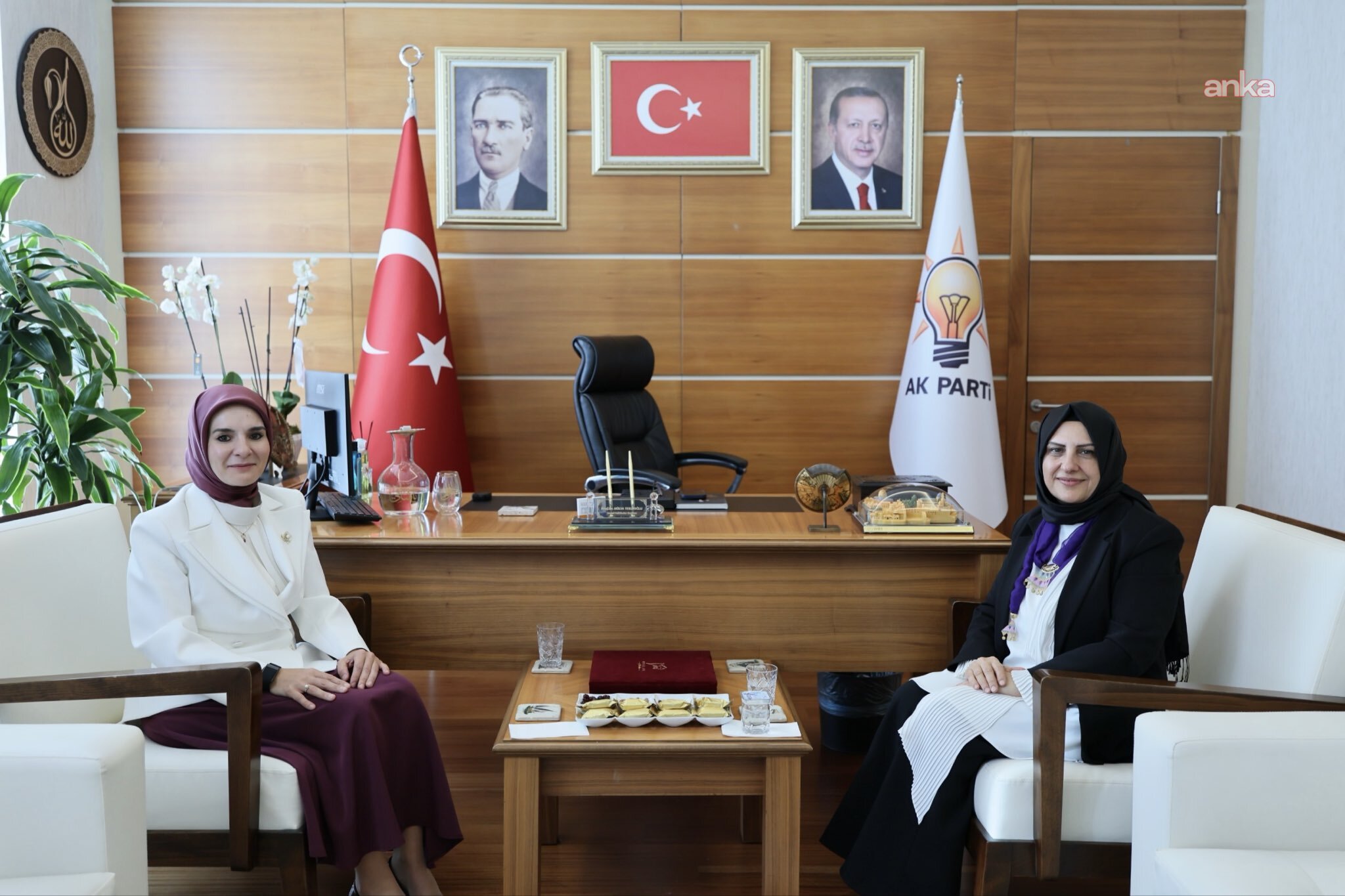 Bakan Göktaş, AK Parti Genel Başkan Yardımcısı Terzioğlu ile bir araya geldi