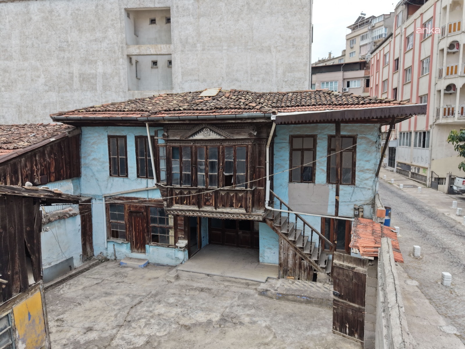 Merkezefendi Belediyesi'nden Şerbetçioğlu Konağı’nda restorasyon çalışması