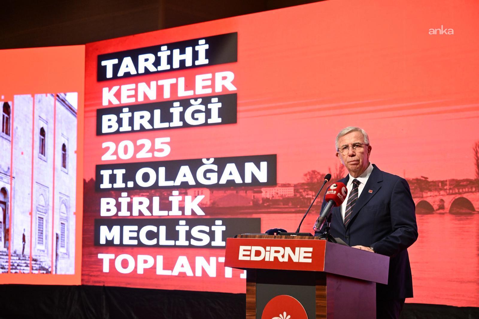 Tarihi Kentler Birliği Kayseri'de toplanıyor