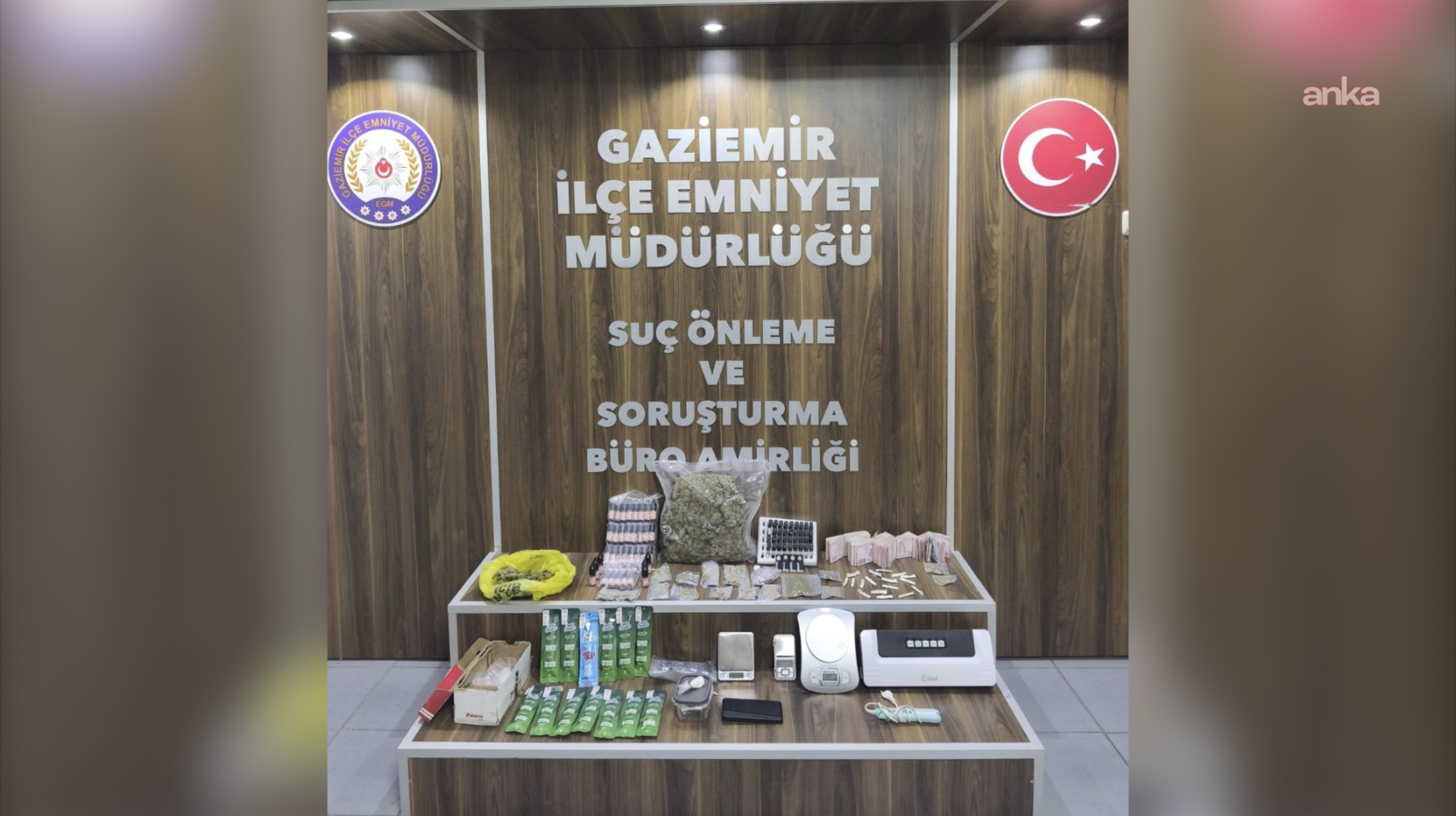 Gaziemir'de uyuşturucu operasyonu: 2 gözaltı