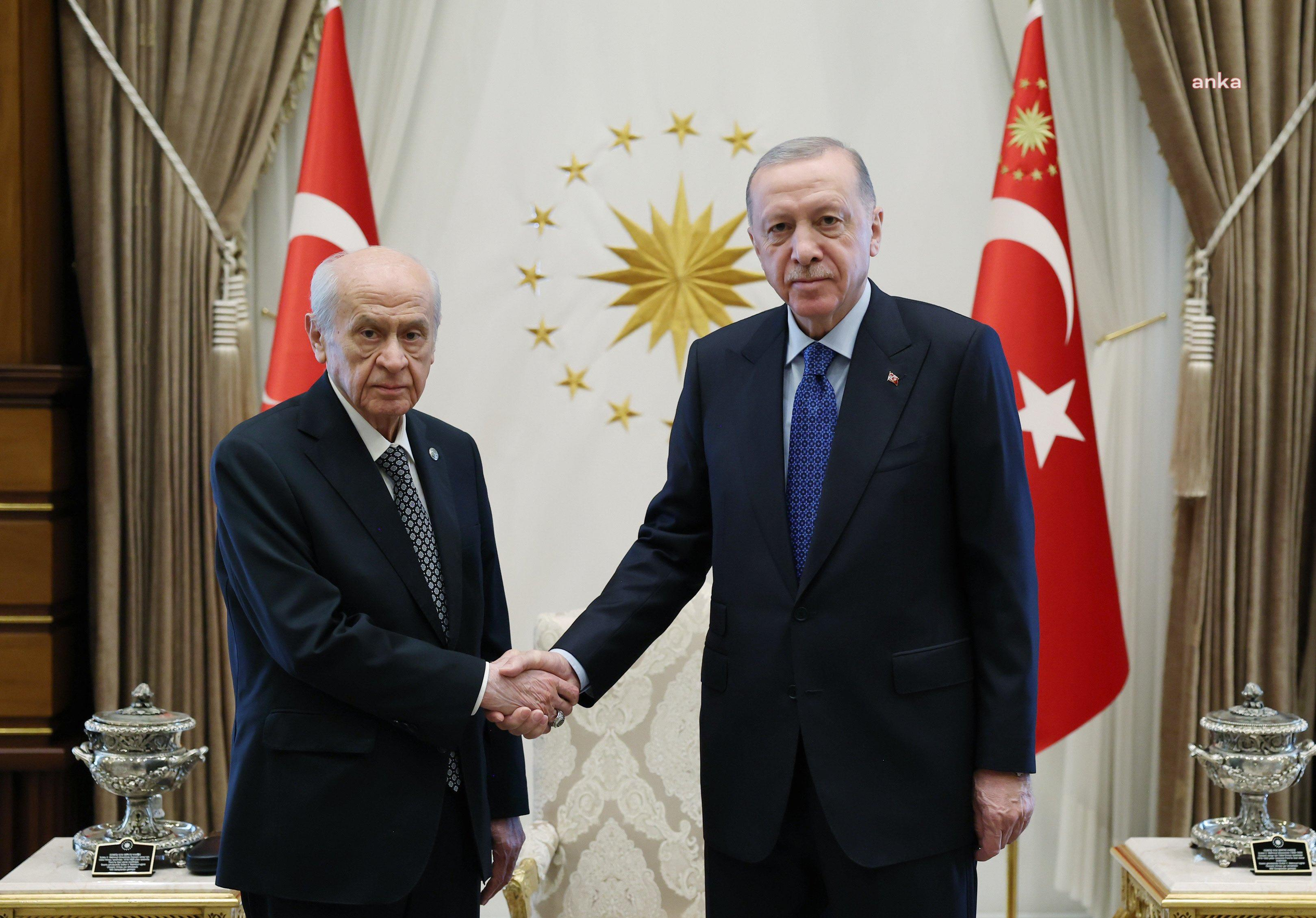 Cumhurbaşkanı Erdoğan bugün MHP Genel Başkanı Bahçeli'yi kabul edecek