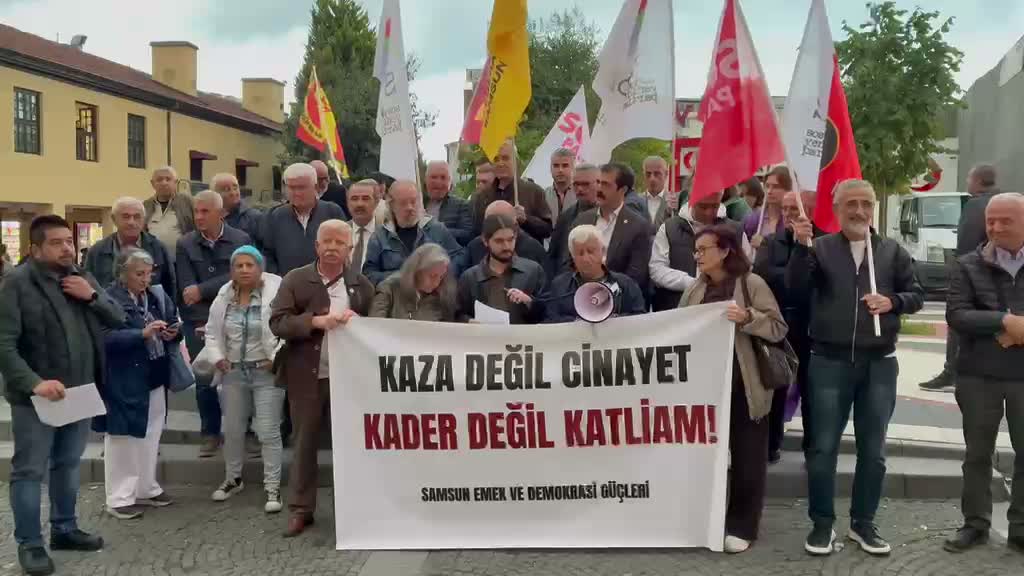 Samsun Emek ve Demokrasi Güçleri’nden Soma’daki iş cinayetlerine sert tepki