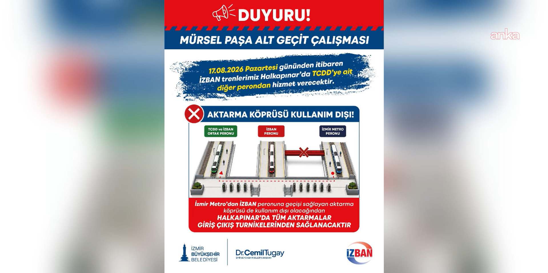İzmir Büyükşehir Belediyesi'nden Halkapınar’da Mürselpaşa düzenlemesi