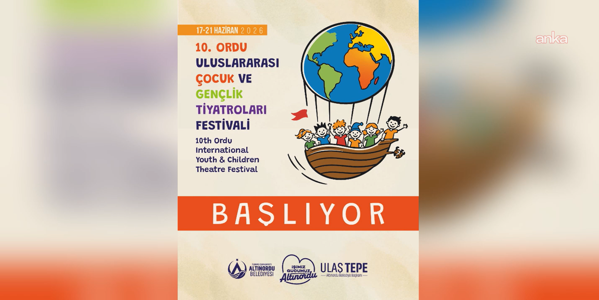 Ordu Uluslararası Çocuk ve Gençlik Tiyatro Festivali, 13 yıllık aranın ardından yeniden başlıyor