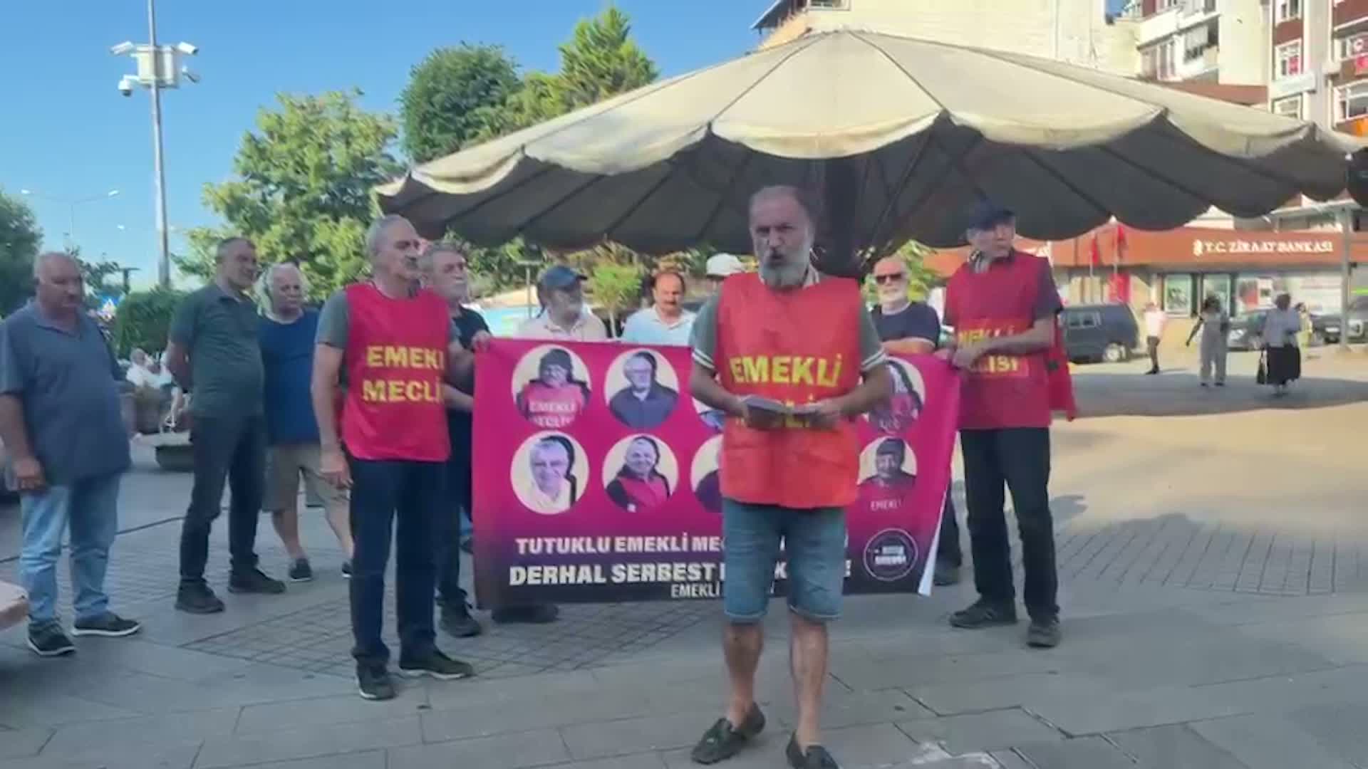 Fındıklı Emekli Meclisi’nden tutuklu üyeler için çağrı: Hak aramak suç değildir