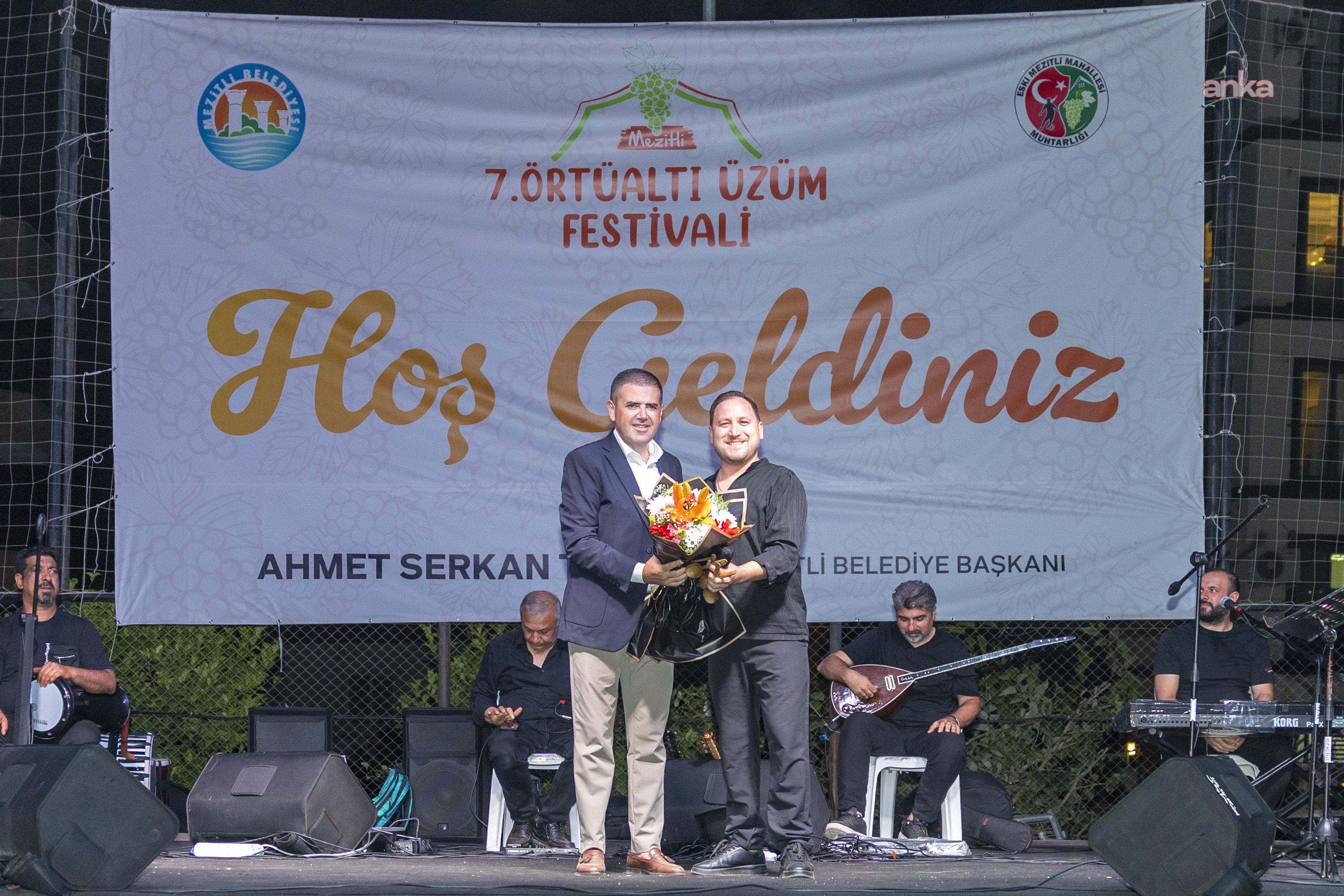 Mezitli Belediyesi'nin düzenlediği 7'nci Örtüaltı Üzüm Festivali, sona erdi
