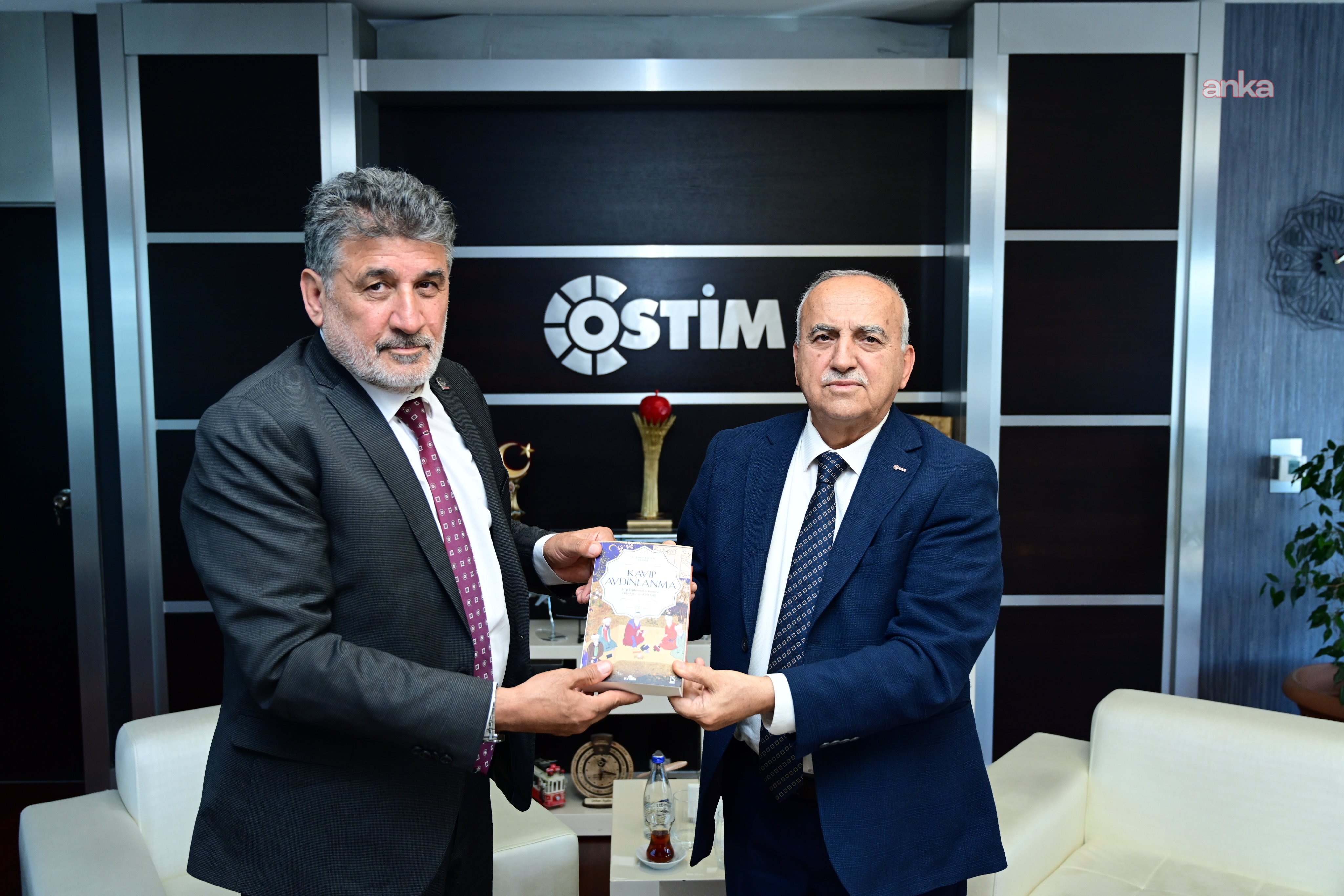 Milli Yol Partisi Genel Başkanı Çayır, OSTİM OSB Başkanı Aydın’ı ziyaret etti