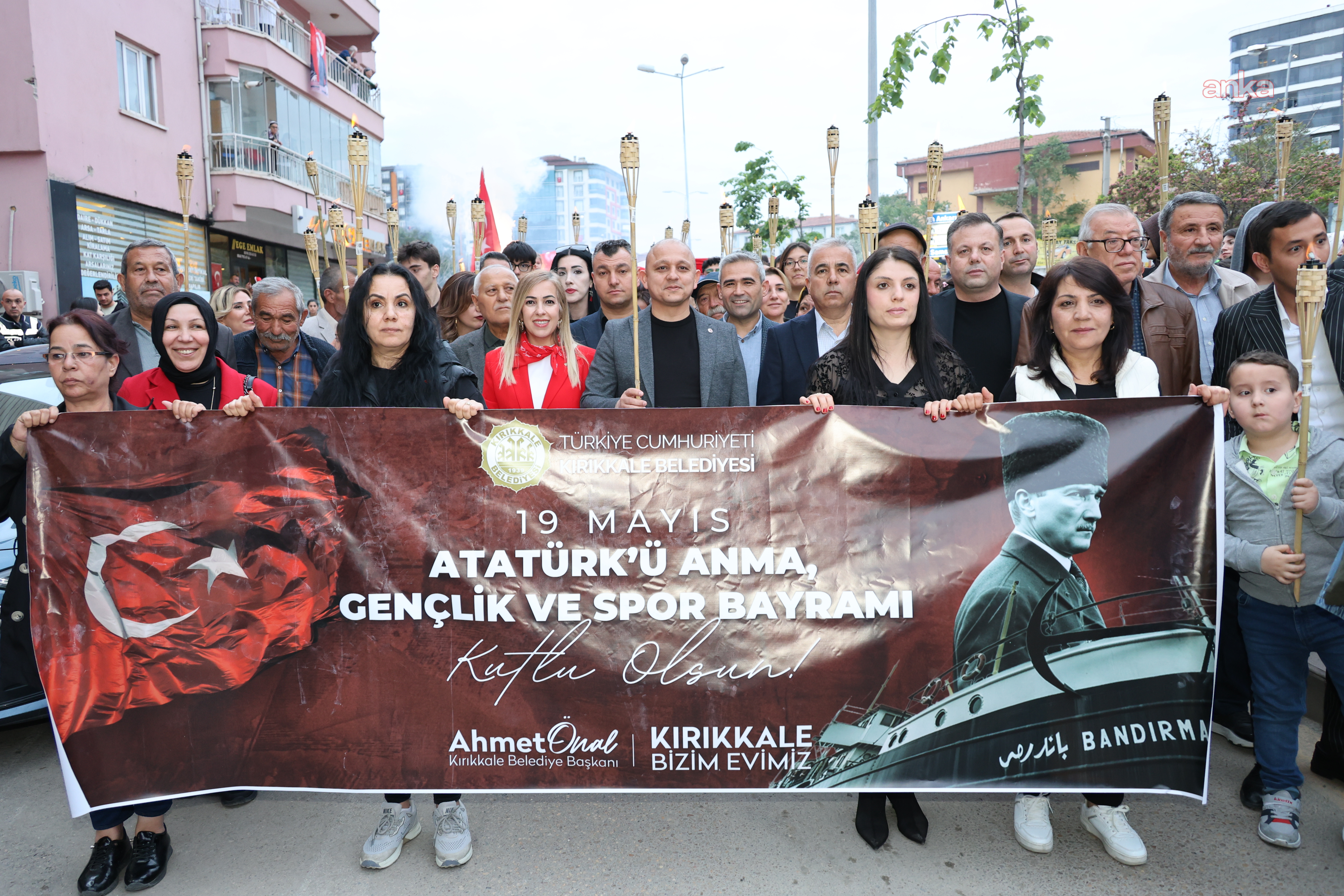 Kırıkkale’de 19 Mayıs fener alayı ve konserlerle kutlandı