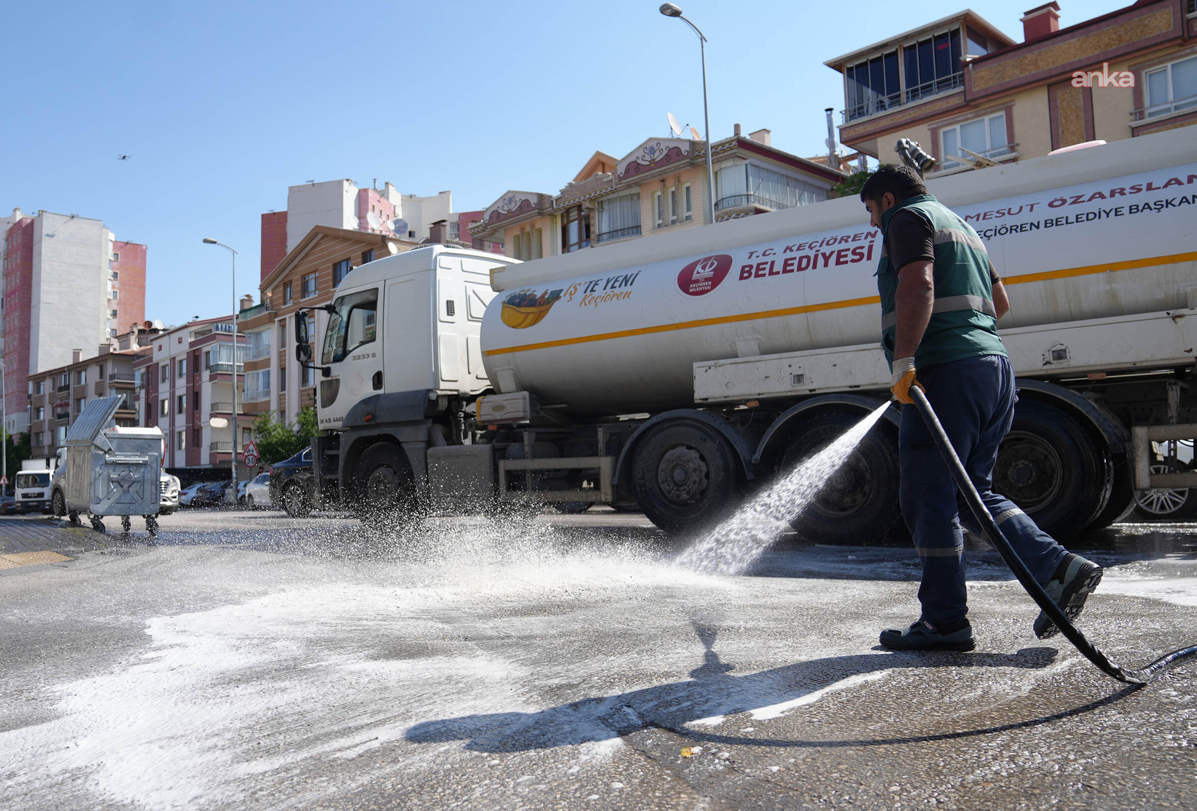 Keçiören’de temizlik seferberliği sürüyor