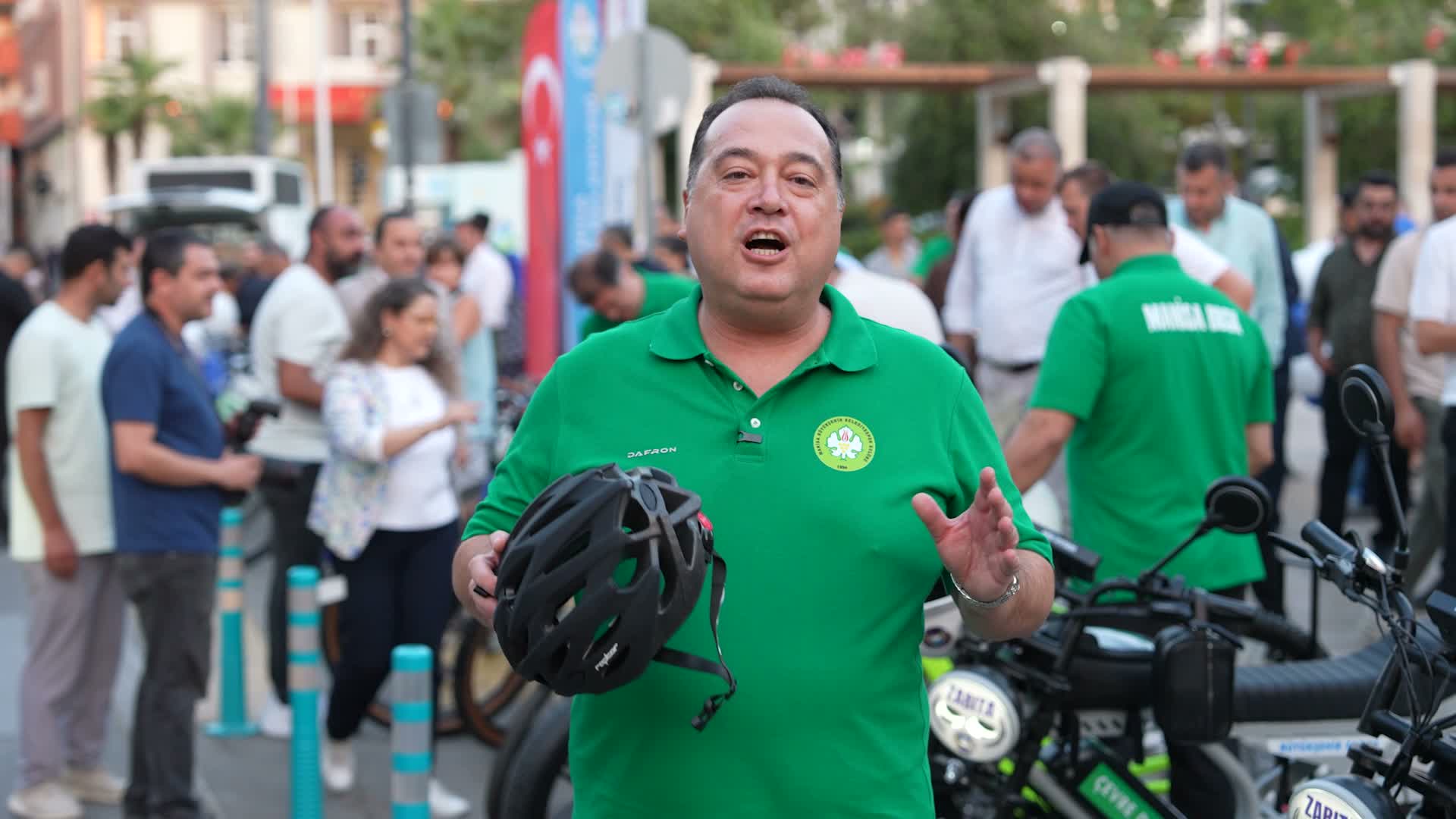 Manisa Büyükşehir Belediye Başkanı Dutlulu, Avrupa Hareketlilik Haftası’nda vatandaşlarla pedal çevirdi