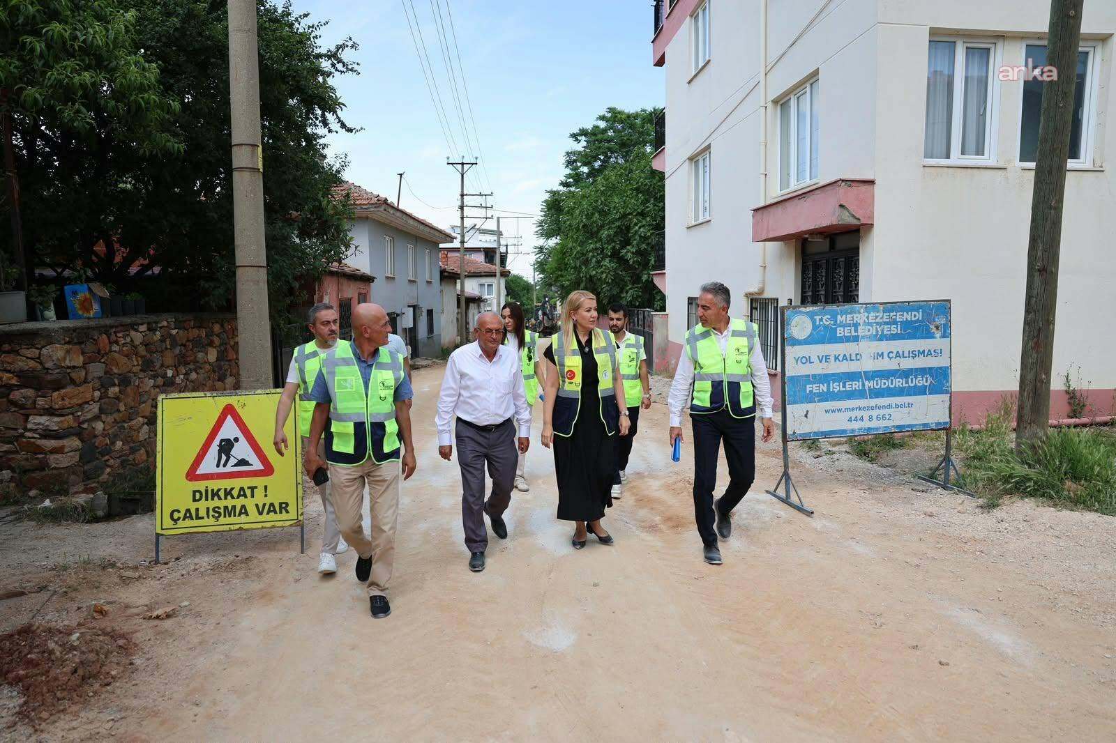 Merkezefendi Belediye Başkanı Doğan, Hisar Mahallesi’ndeki çalışmaları inceledi
