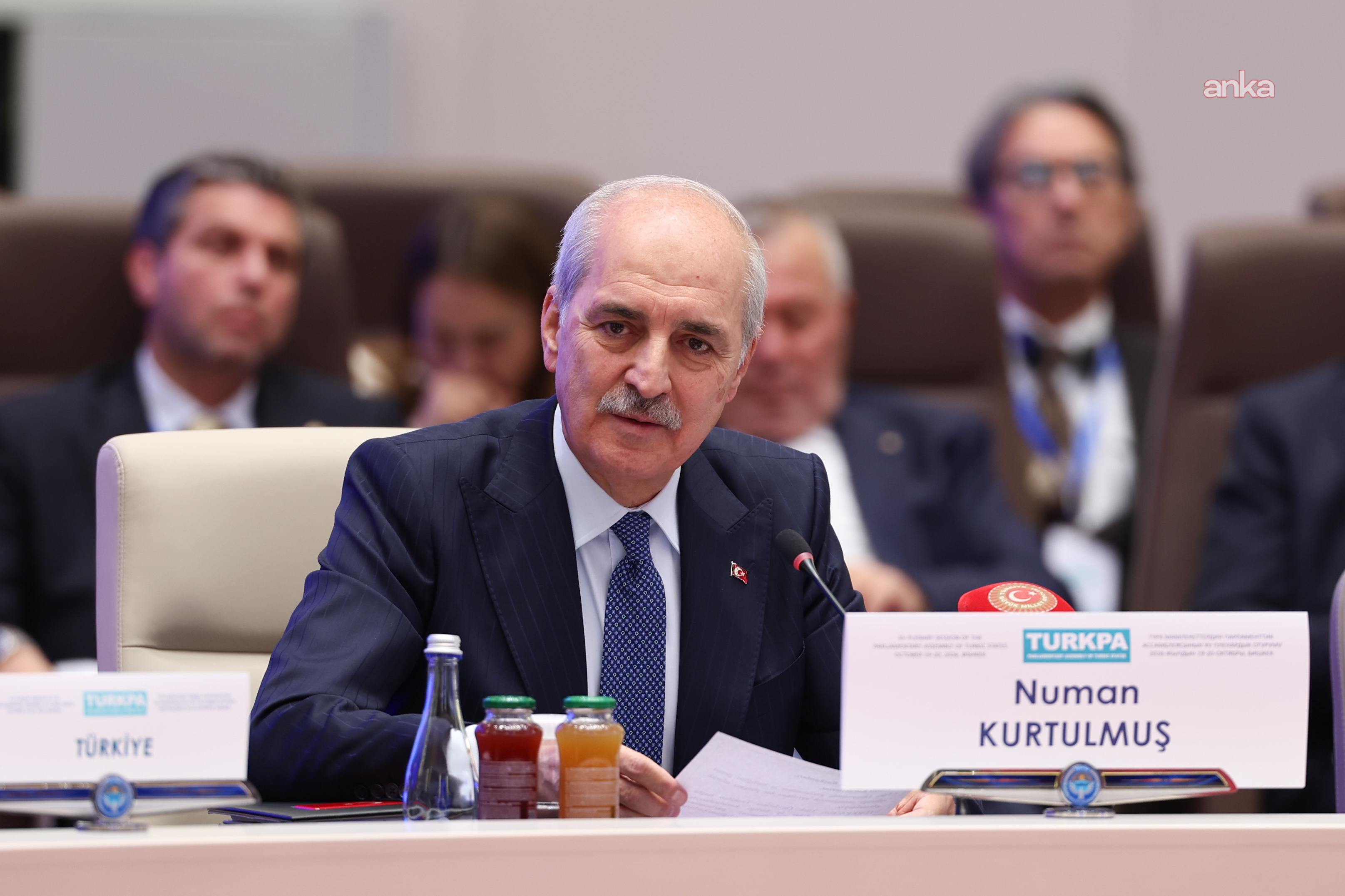 TBMM Başkanı Kurtulmuş: "Dünya sessizliğine devam ederse üzerinde herhangi bir bağımsız devletin kurulabileceği Filistin toprağı kalmayacak"