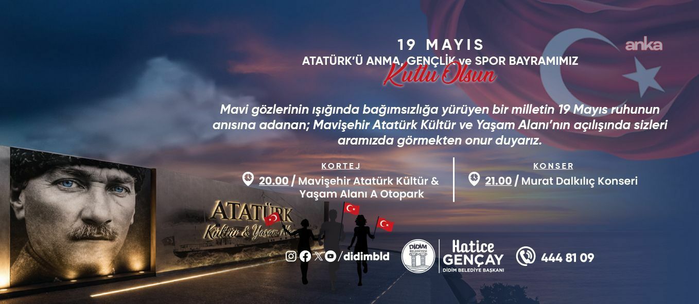Didim’i 19 Mayıs coşkusu saracak