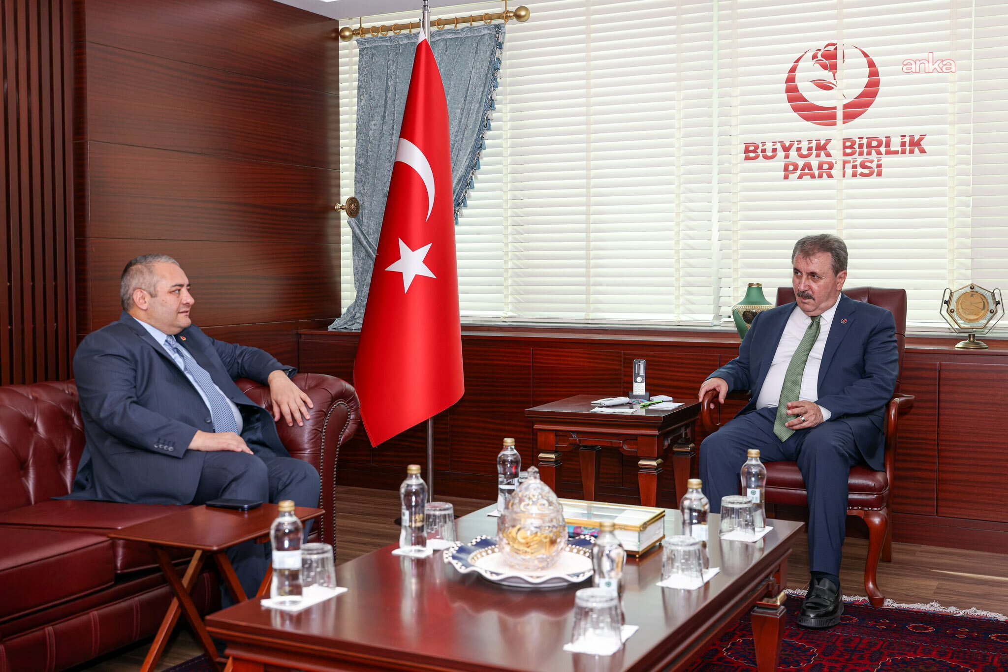 Keçiören Belediye Başkanı Özarslan'dan BBP Genel Başkanı Destici'ye ziyaret