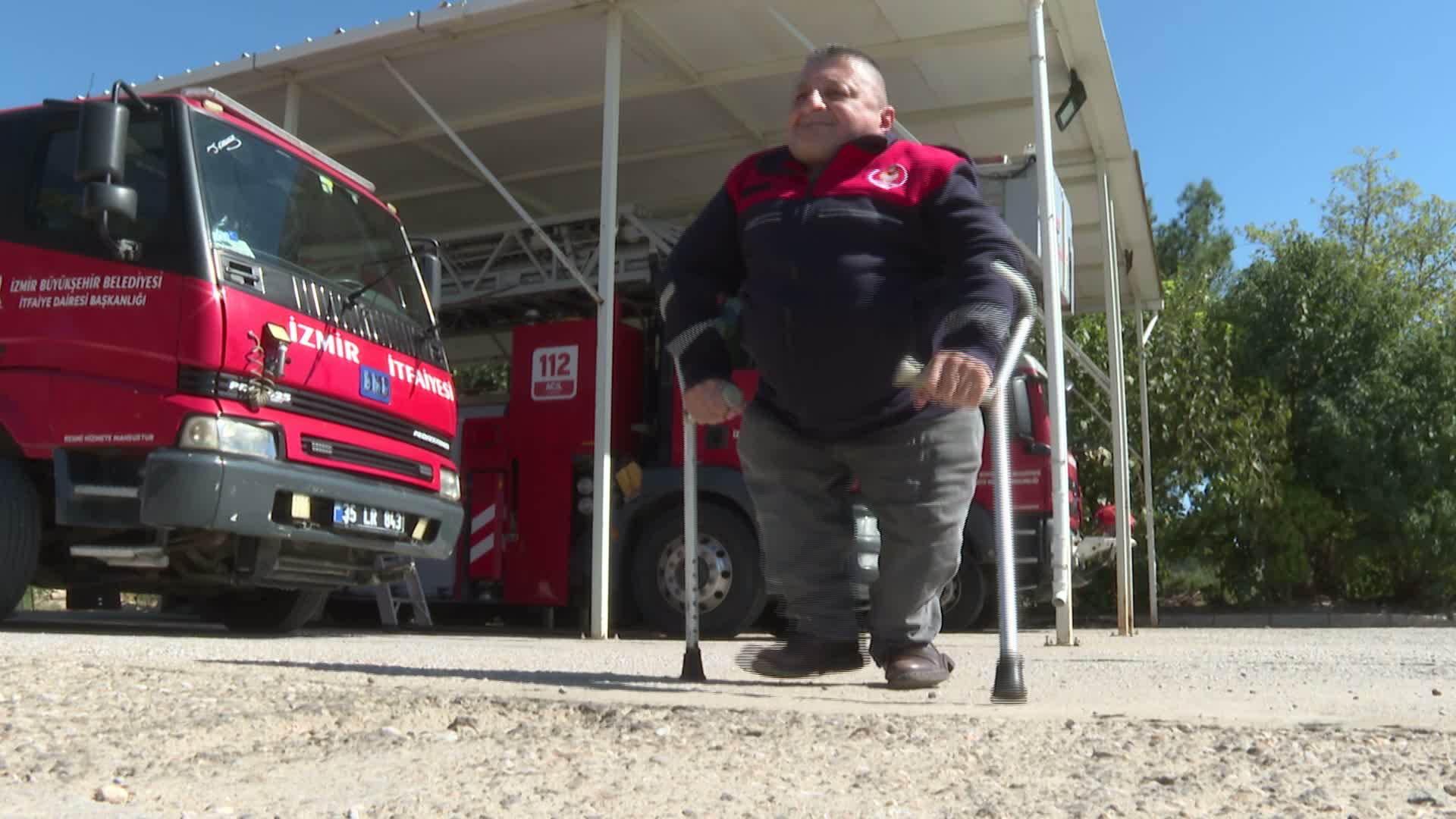 “110 Yaşar”ın 24 yıllık itfaiyecilik öyküsü