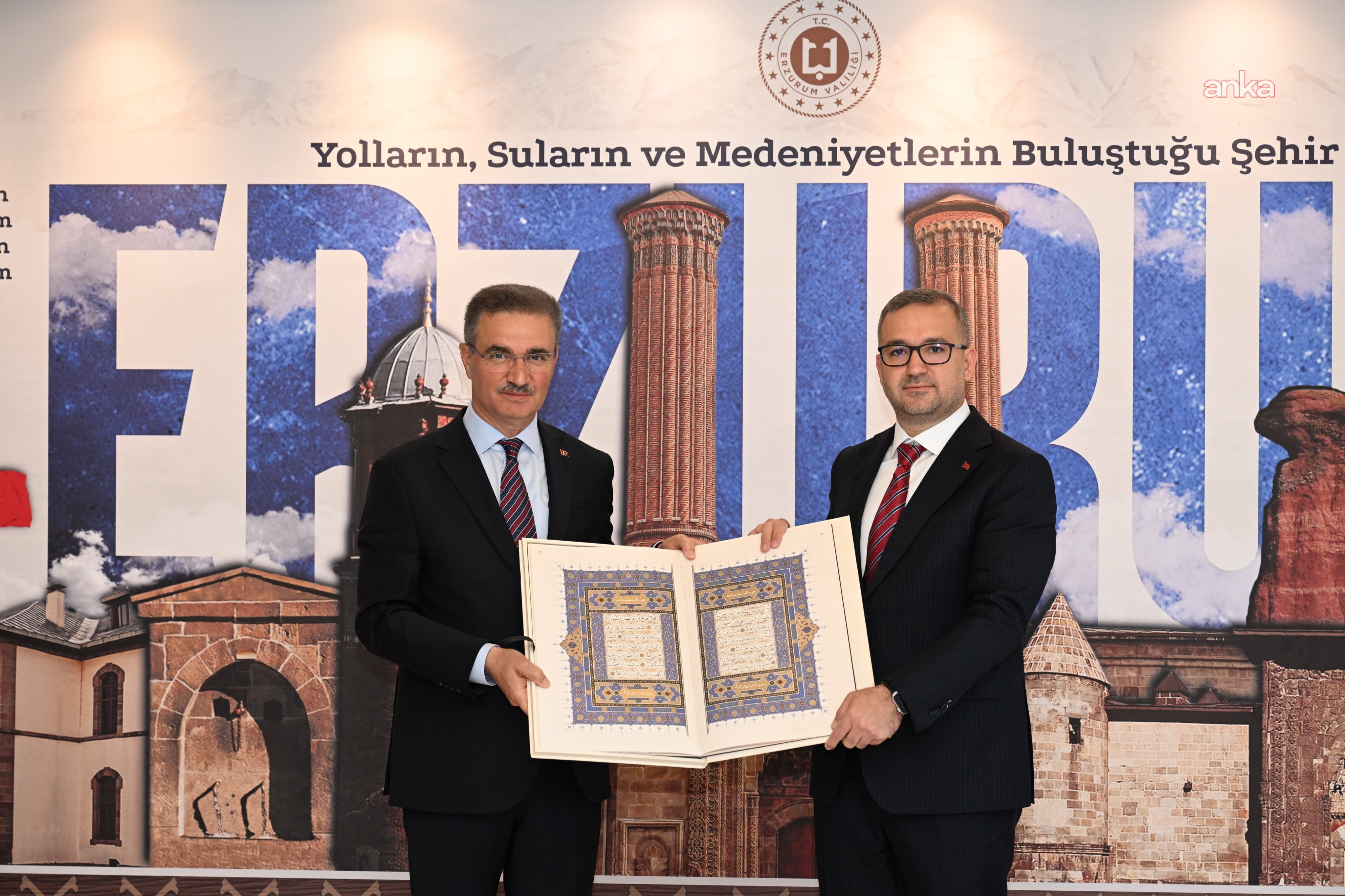 Merkez Bankası Başkanı Karahan Erzurum'da temaslarda bulundu