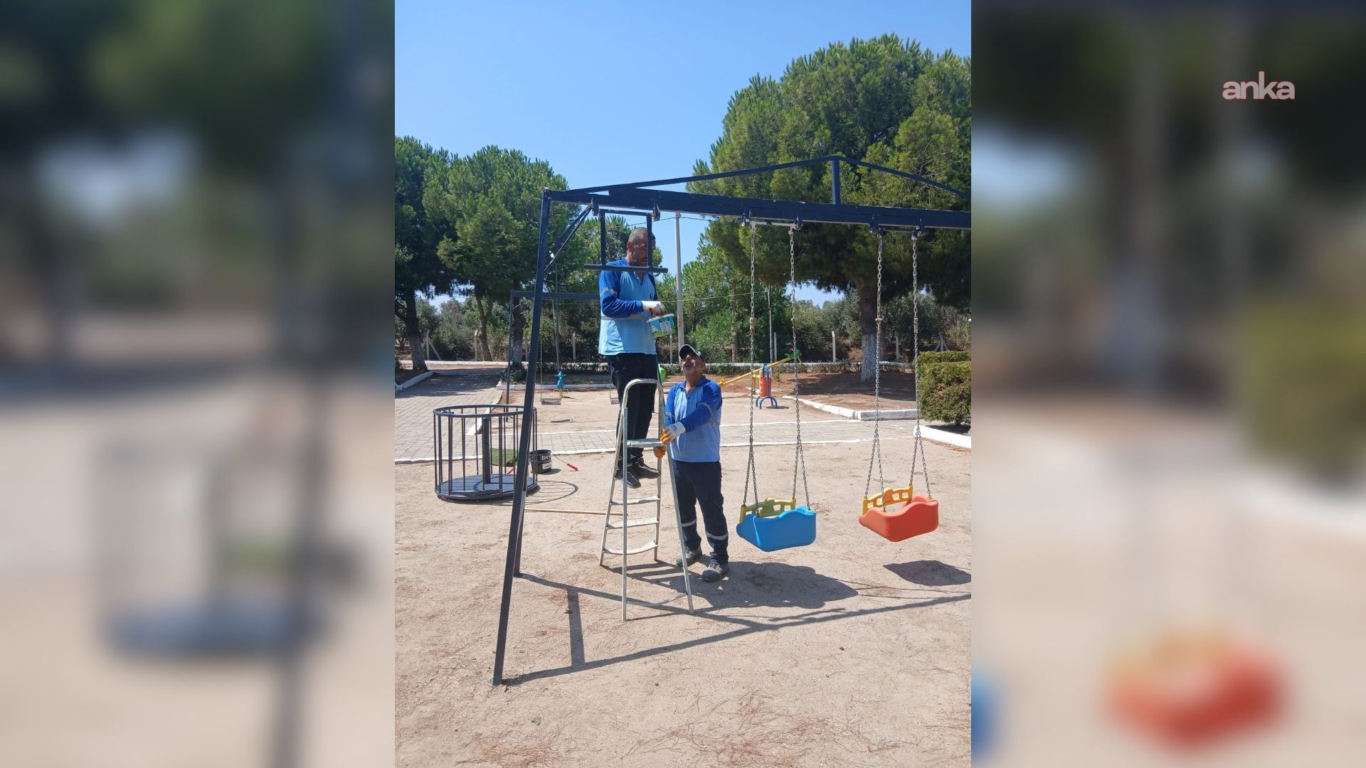 Didim Belediyesi'nden ortak kullanım alanlarında bakım ve onarım çalışması