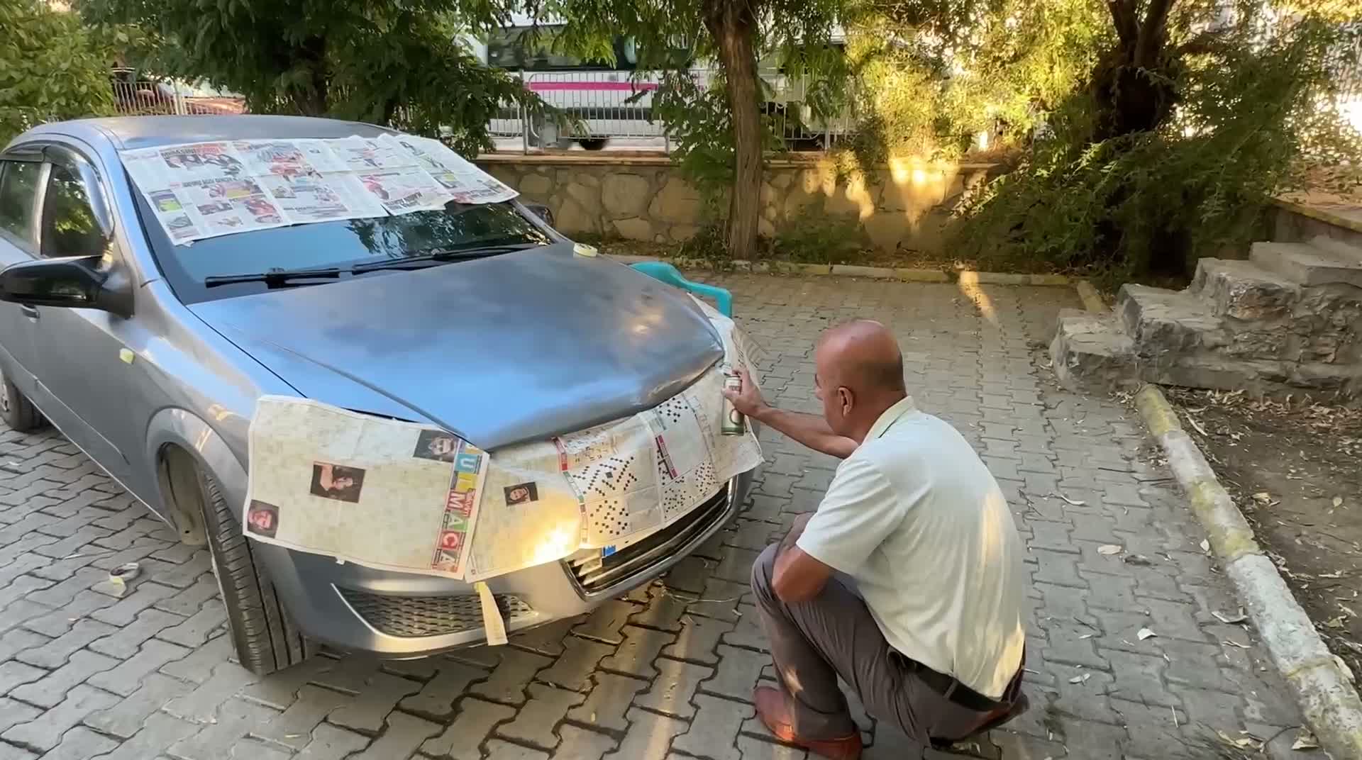 Sanayi fiyatları emekliyi oto boyacısı yaptı
