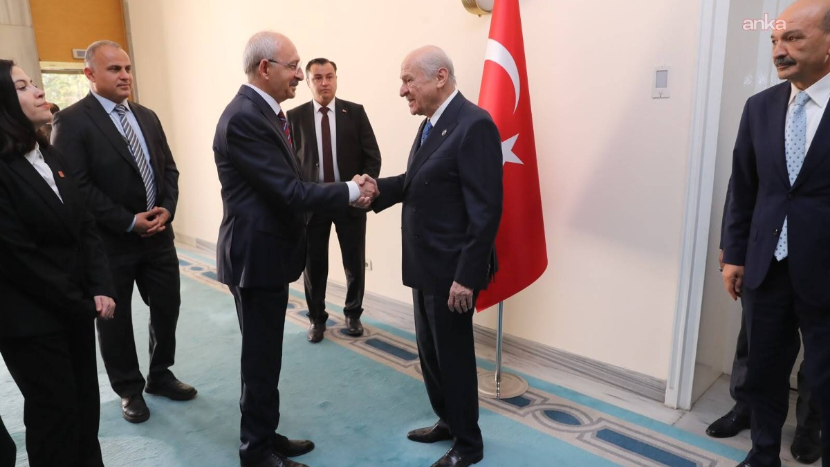 Kılıçdaroğlu ile Bahçeli, TBMM’de görüştü
