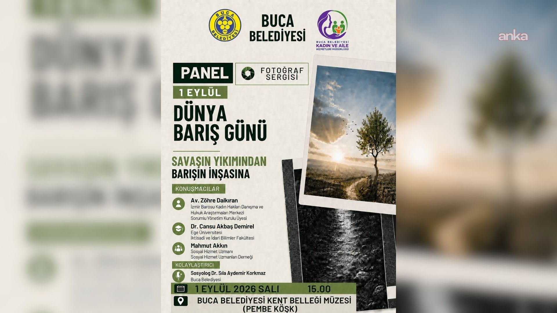 Buca’da savaşın yıkımına karşı barışın sesi yükselecek